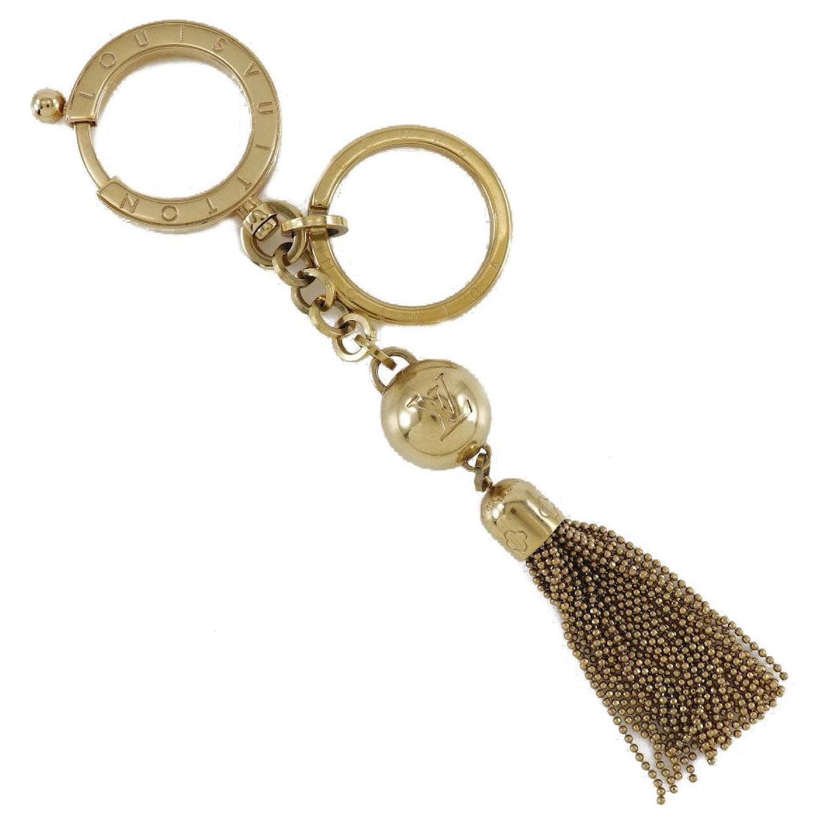 Louis Vuitton Bijoux de sac chaîne et porte clés Golden Metal ref