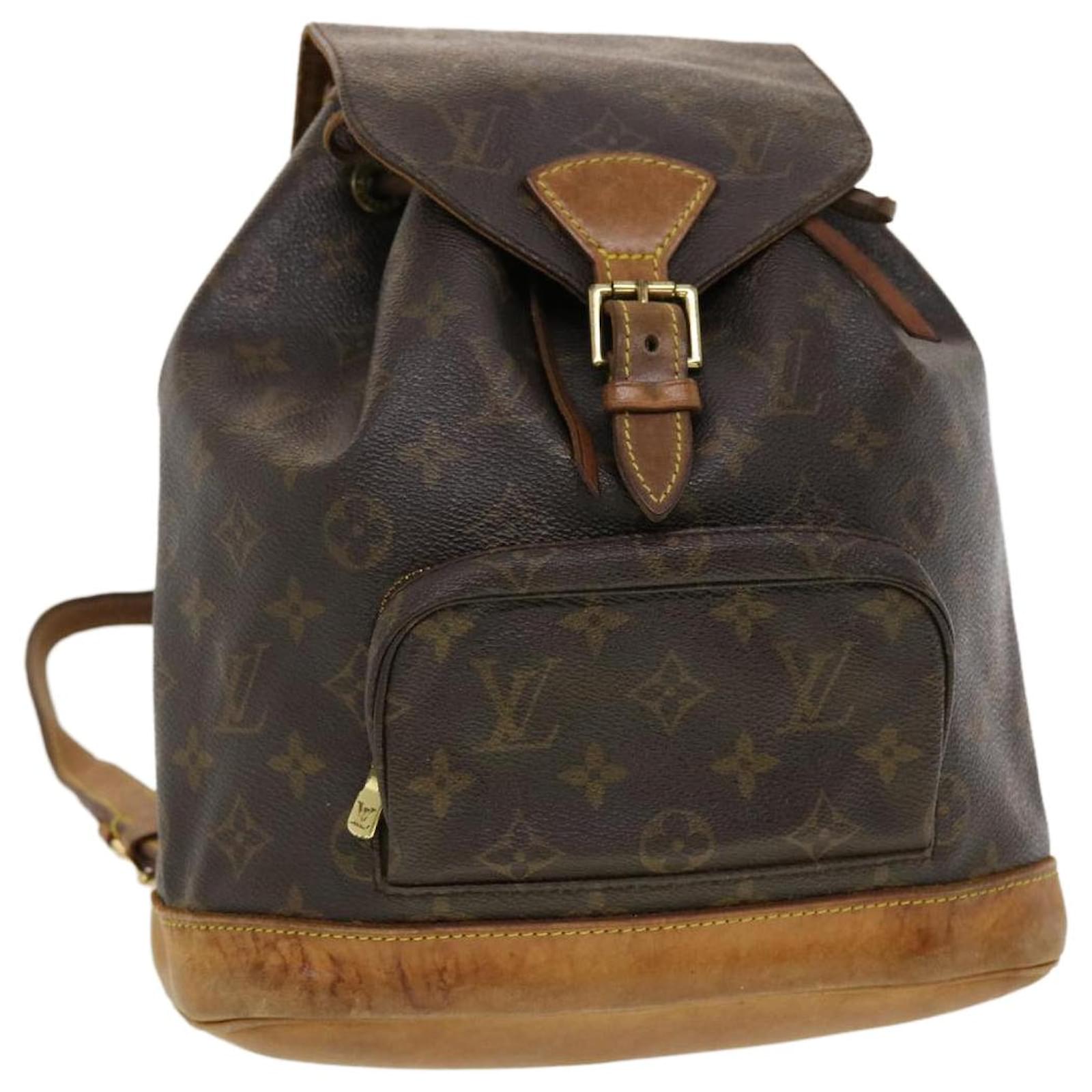 LOUIS VUITTON Monogram Montsouris MM Backpack M51136 LV Auth cl240