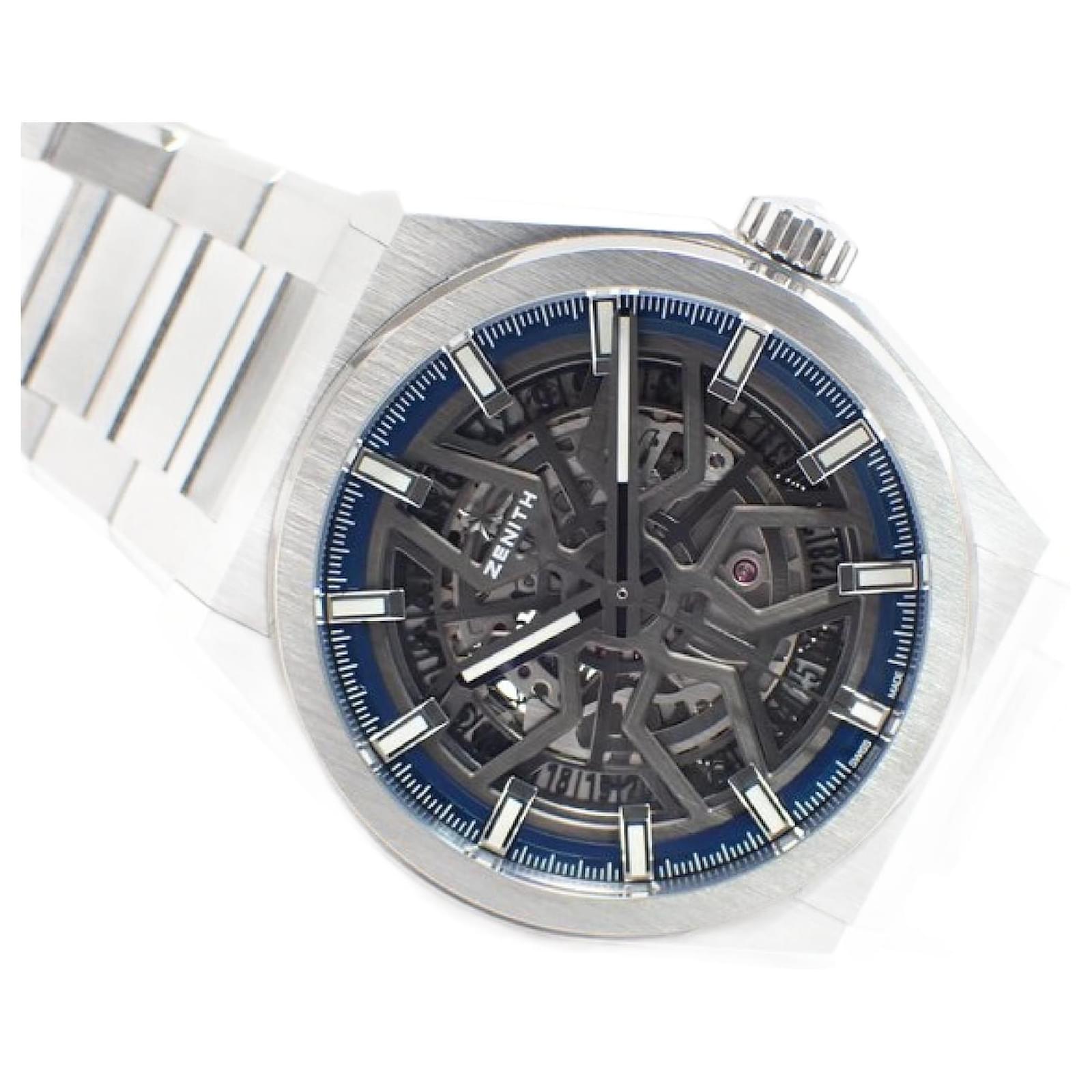 Zenith DEFY Classic Automatic Blue Skeleton Dial Mens Watch