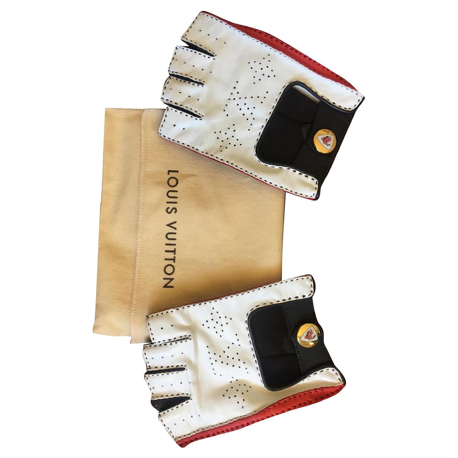 Louis Vuitton Limited Edition Driving Mitten Glove Leather ref