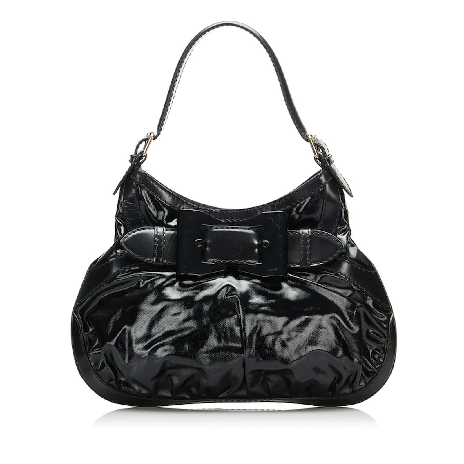 Gucci Dialux Queen Hobo Bag 189885 Black Cloth ref.916936 - Joli Closet