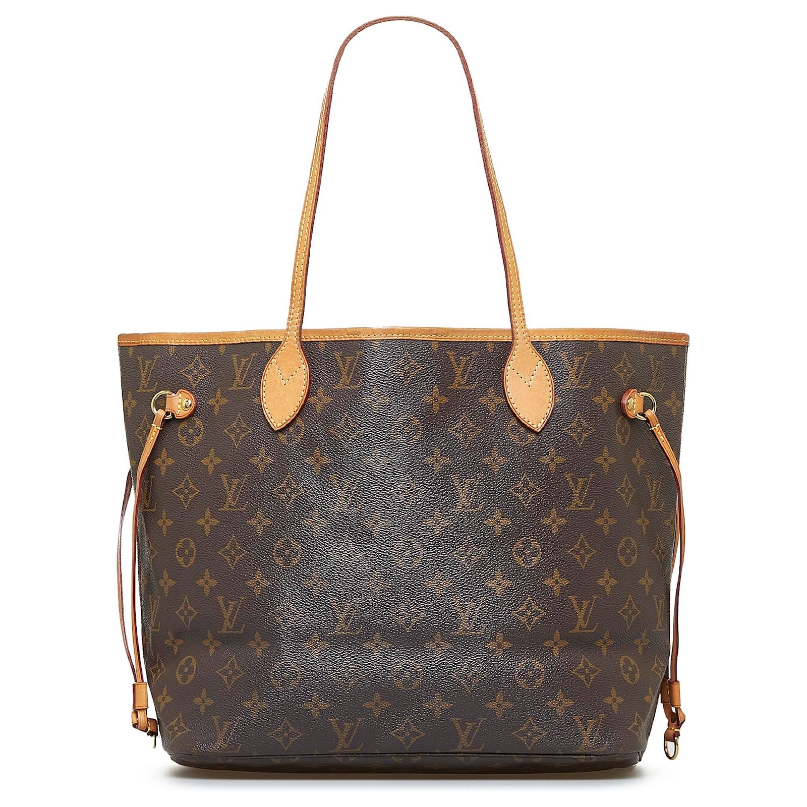 Louis Vuitton Brown Leather Handbag Neverfull in 2023