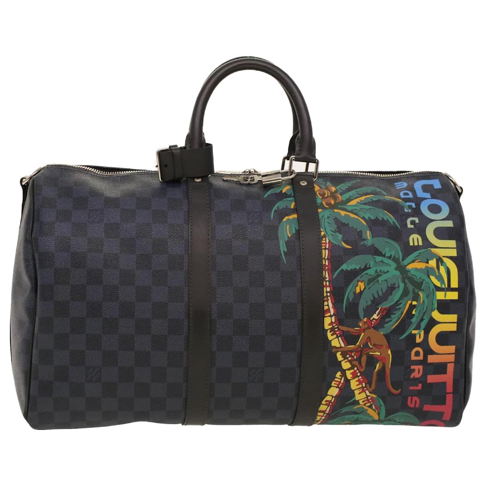 Louis Vuitton, Bags, Louis Vuitton Damier Cobalt Jungle Keepall