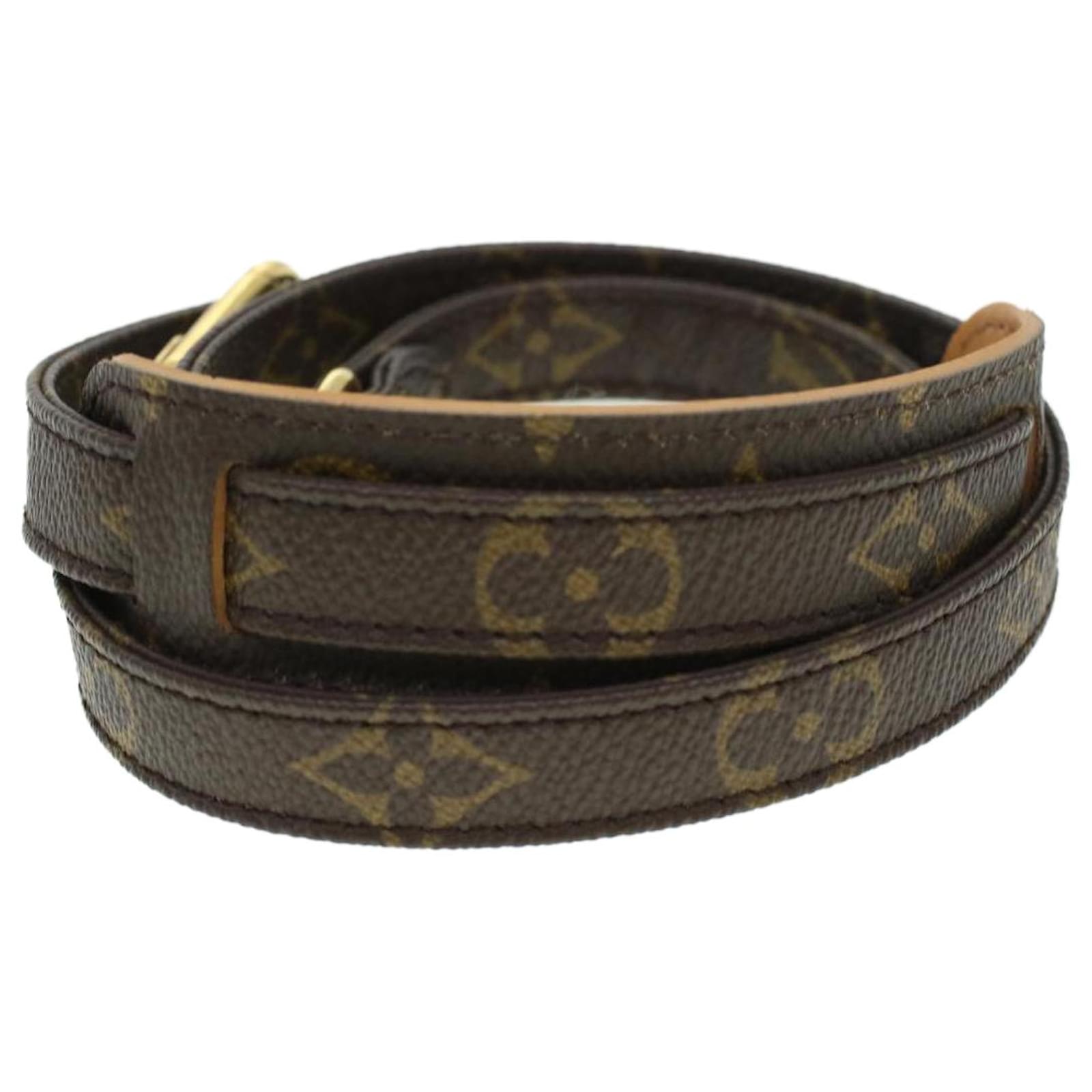 Louis Vuitton monogram shoulder strap 43.3 LV Auth 41874 Cloth