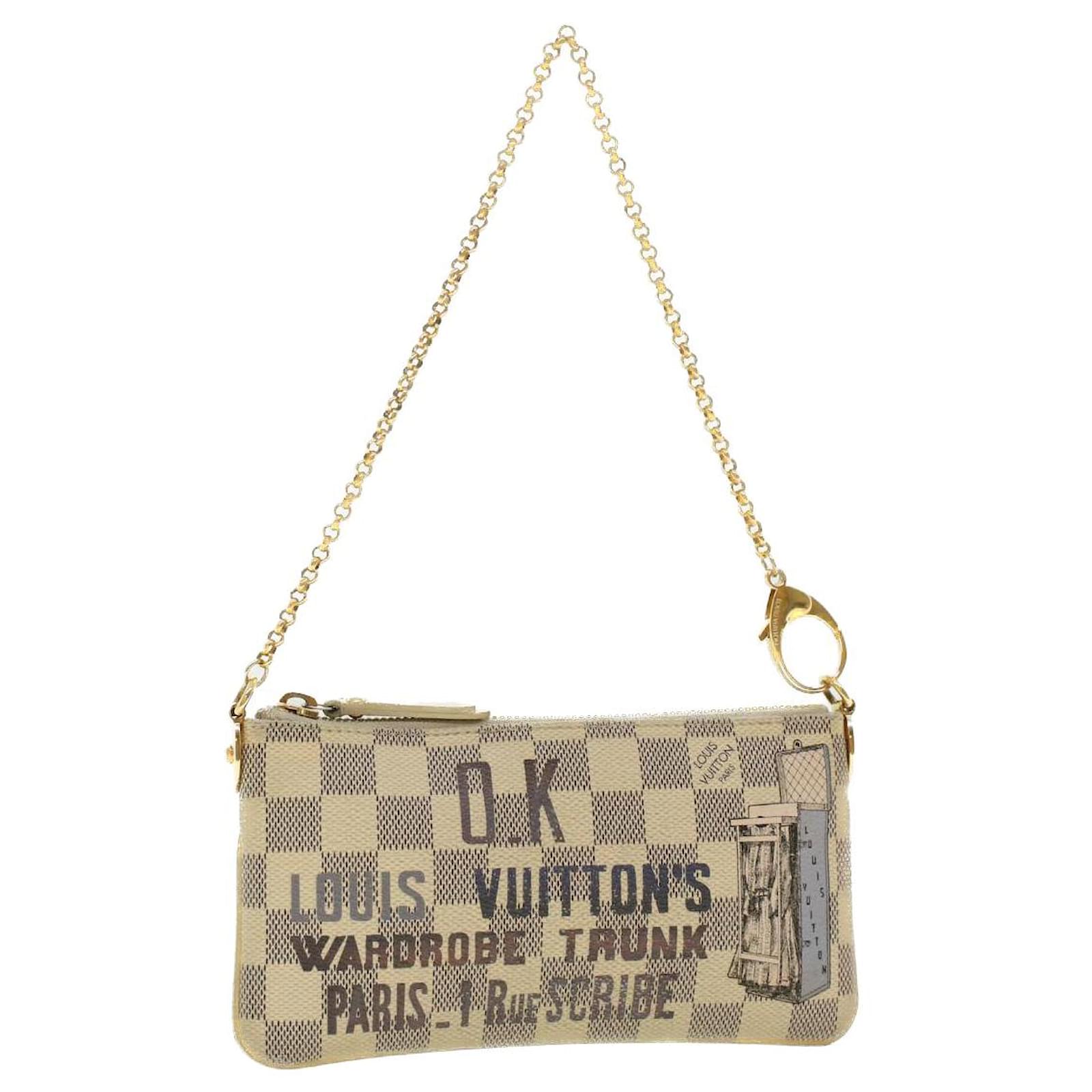Louis Vuitton Milla Damier Azur Pochette MM