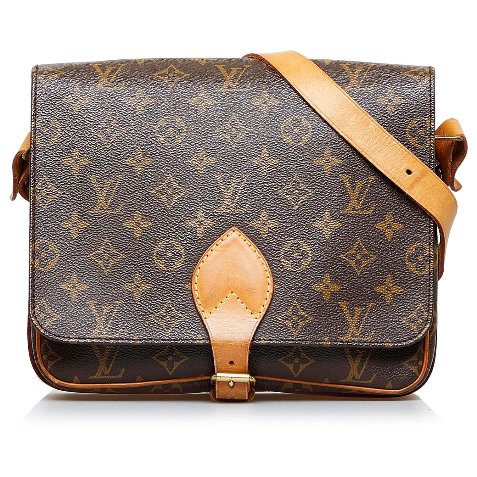 Louis Vuitton Monogram Cartouchiere GM M51252 Brown Cloth ref