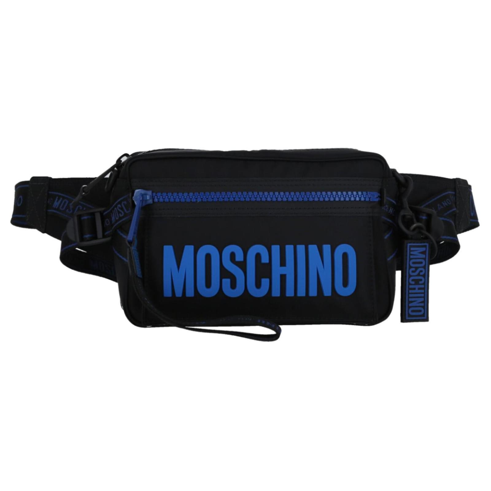 Moschino Men's Nylon Logo Belt Bag