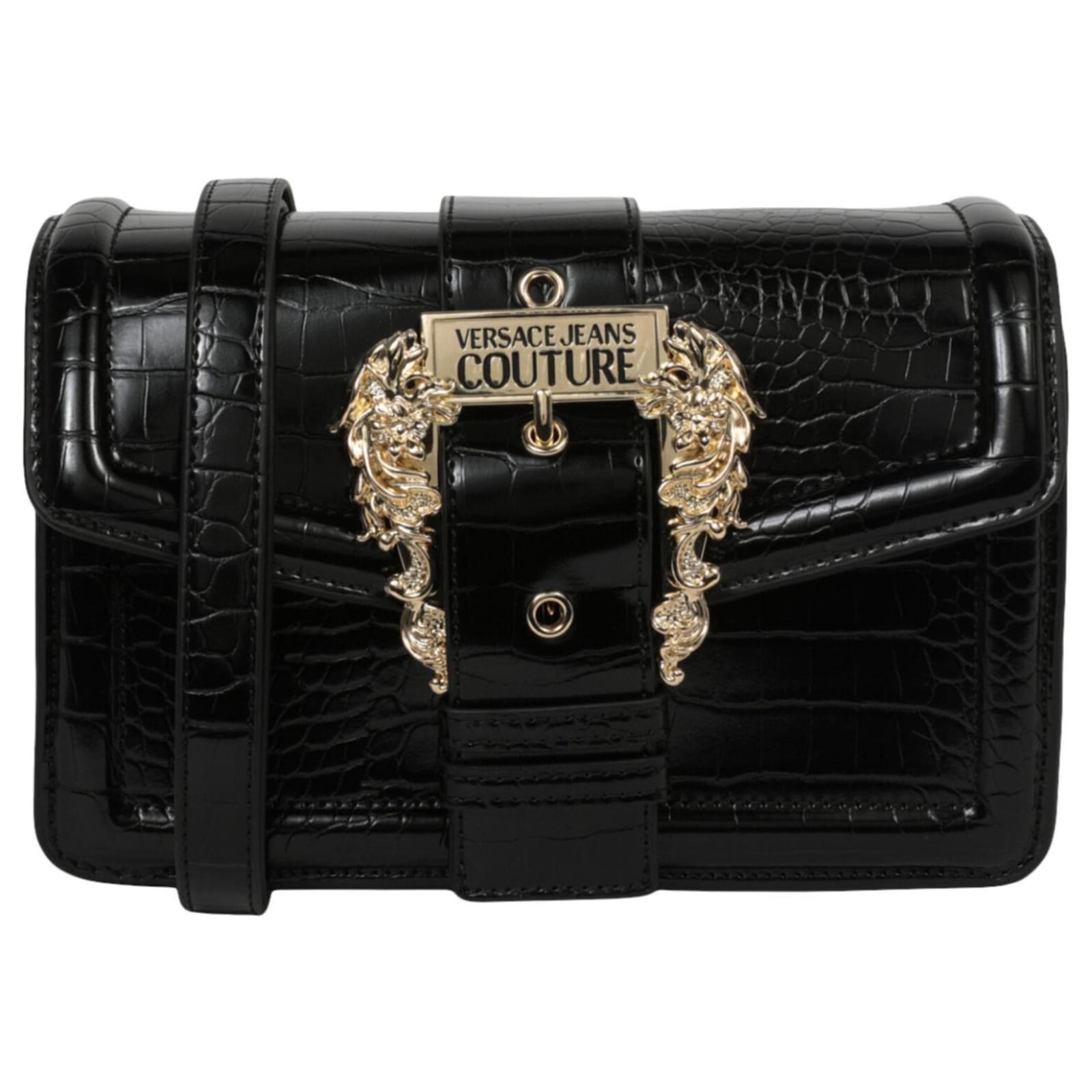 Versace Jeans Couture バロックバックル ショルダーバッグ