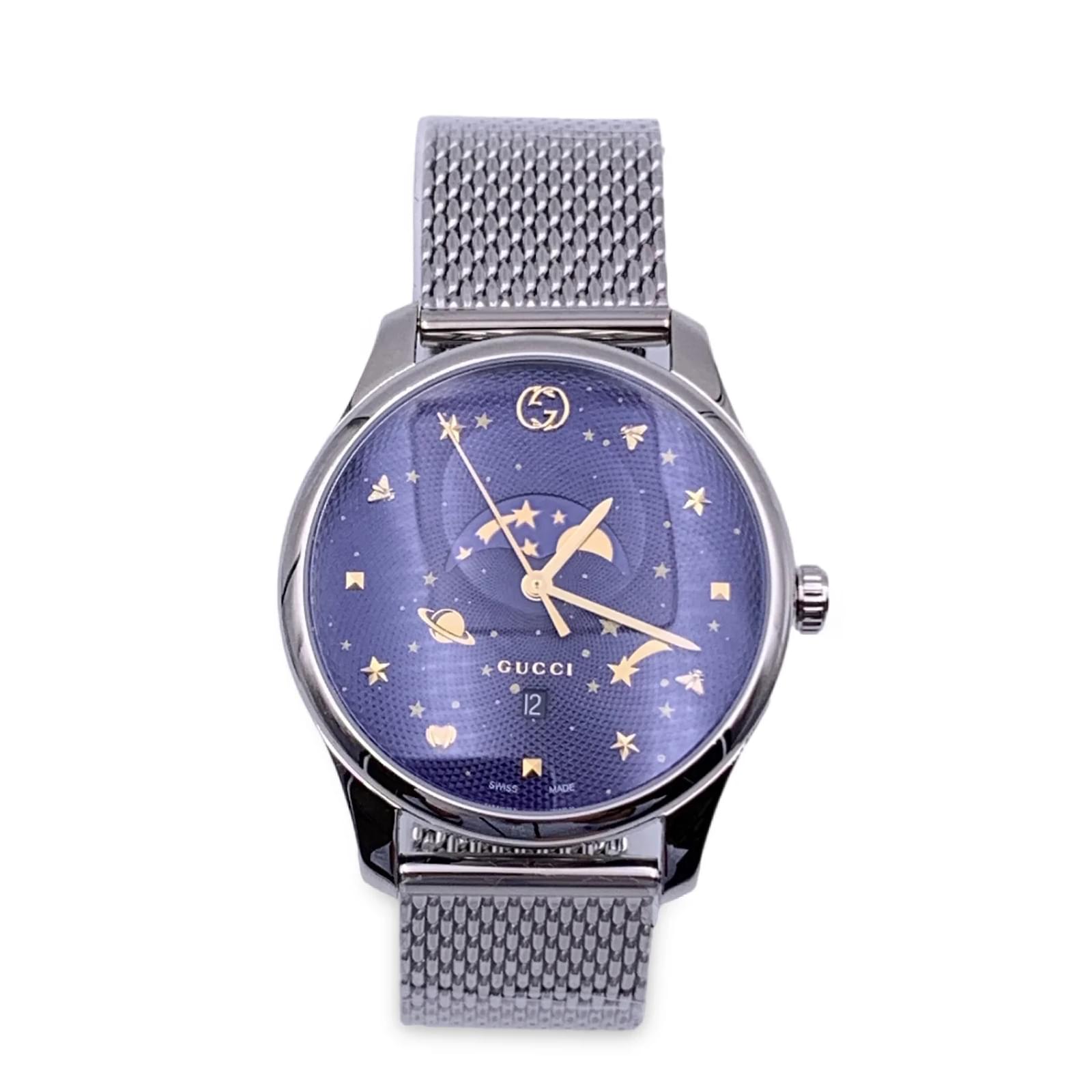 Gucci watch hotsell moon phase