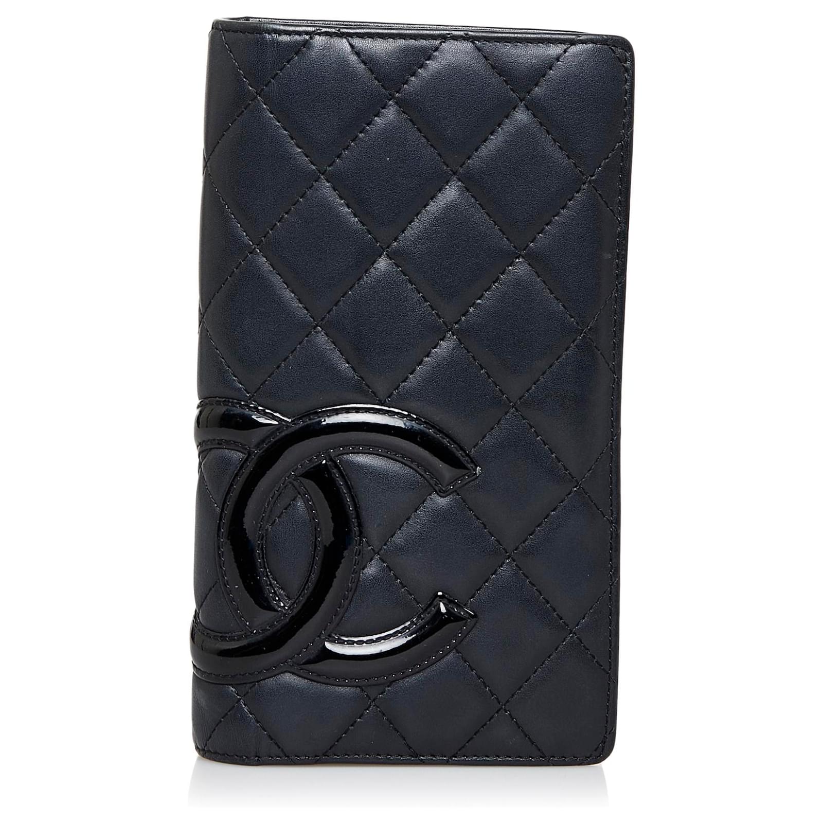 Chanel Black Cambon Ligne Long Wallet Leather ref.920231 - Joli Closet