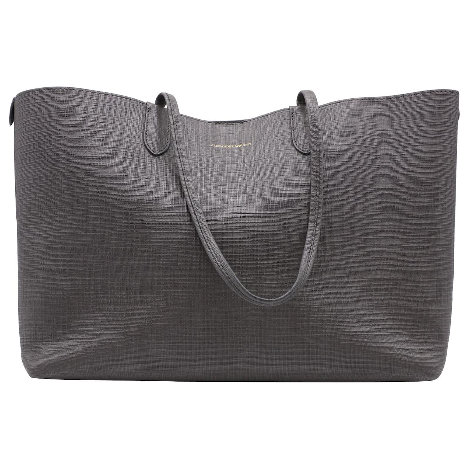 Alexander mcqueen grey bag sale