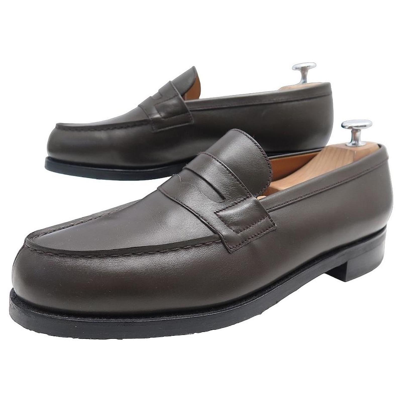 NEW JM WESTON SHOES 180 Church´s Loafers 7.5D 41.5 wide 42 LEATHER