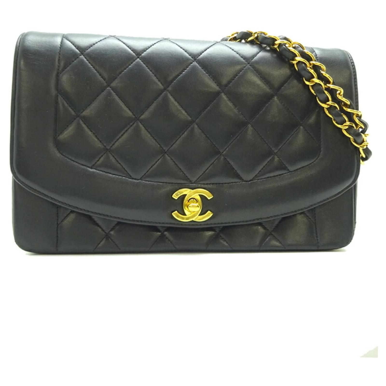 Chanel Diana Black Leather ref.920891 - Joli Closet