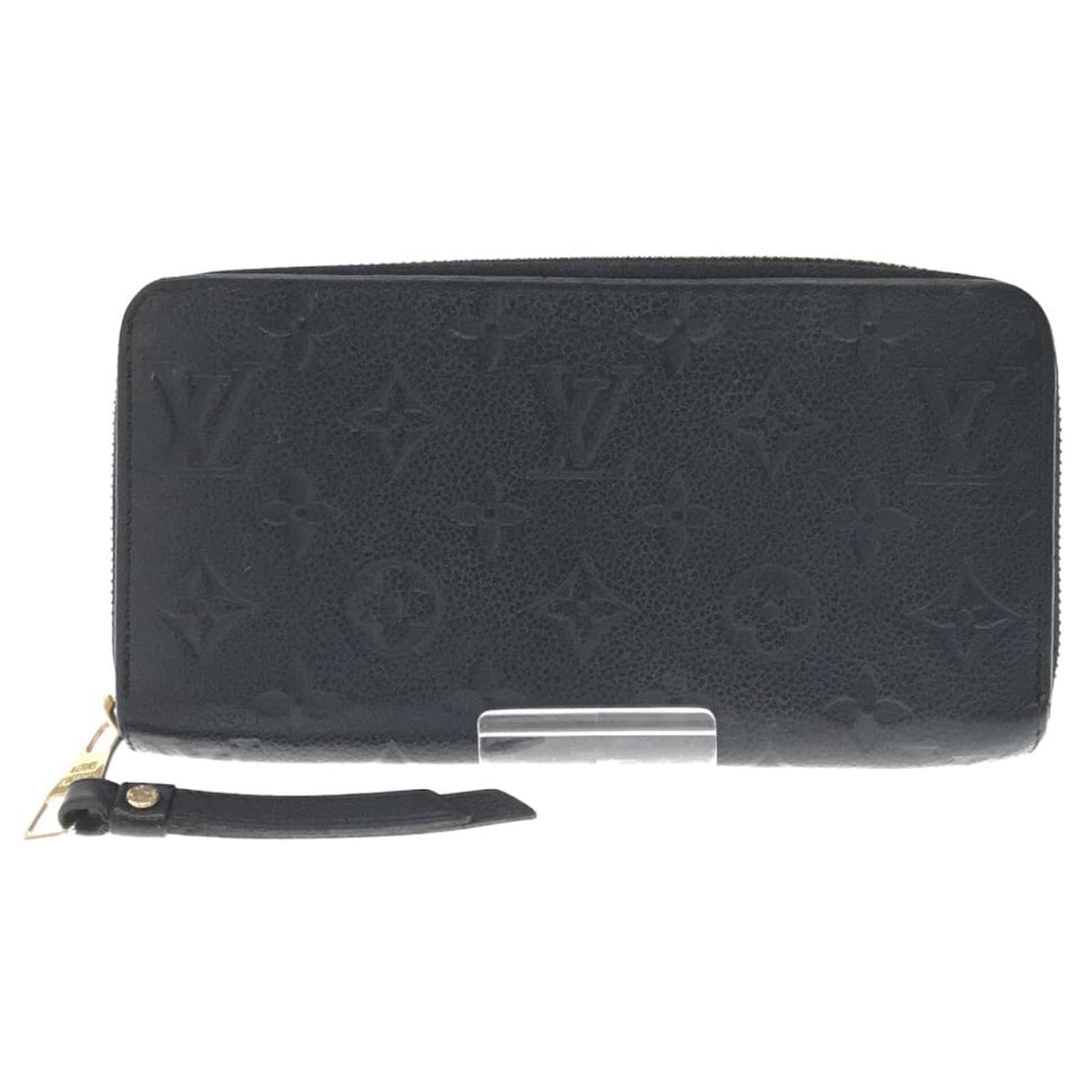 Pre-Owned Louis Vuitton Wallet Portefeuille Viennois Black Mini