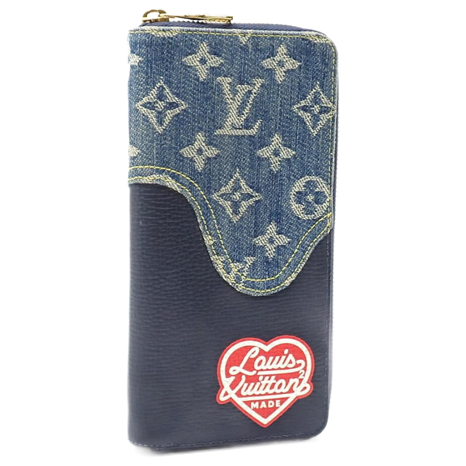 Louis Vuitton Portefeuille zippy Blue Denim ref.921878 - Joli Closet