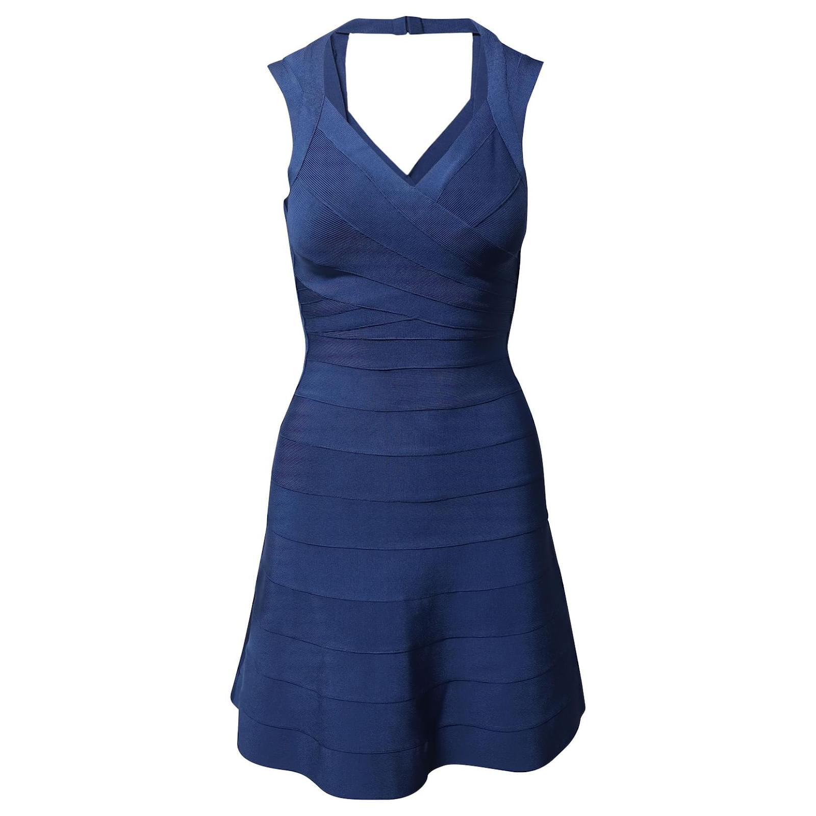 fitted lace wedding dress Herve Leger - Green Women Party/Cocktail Dress