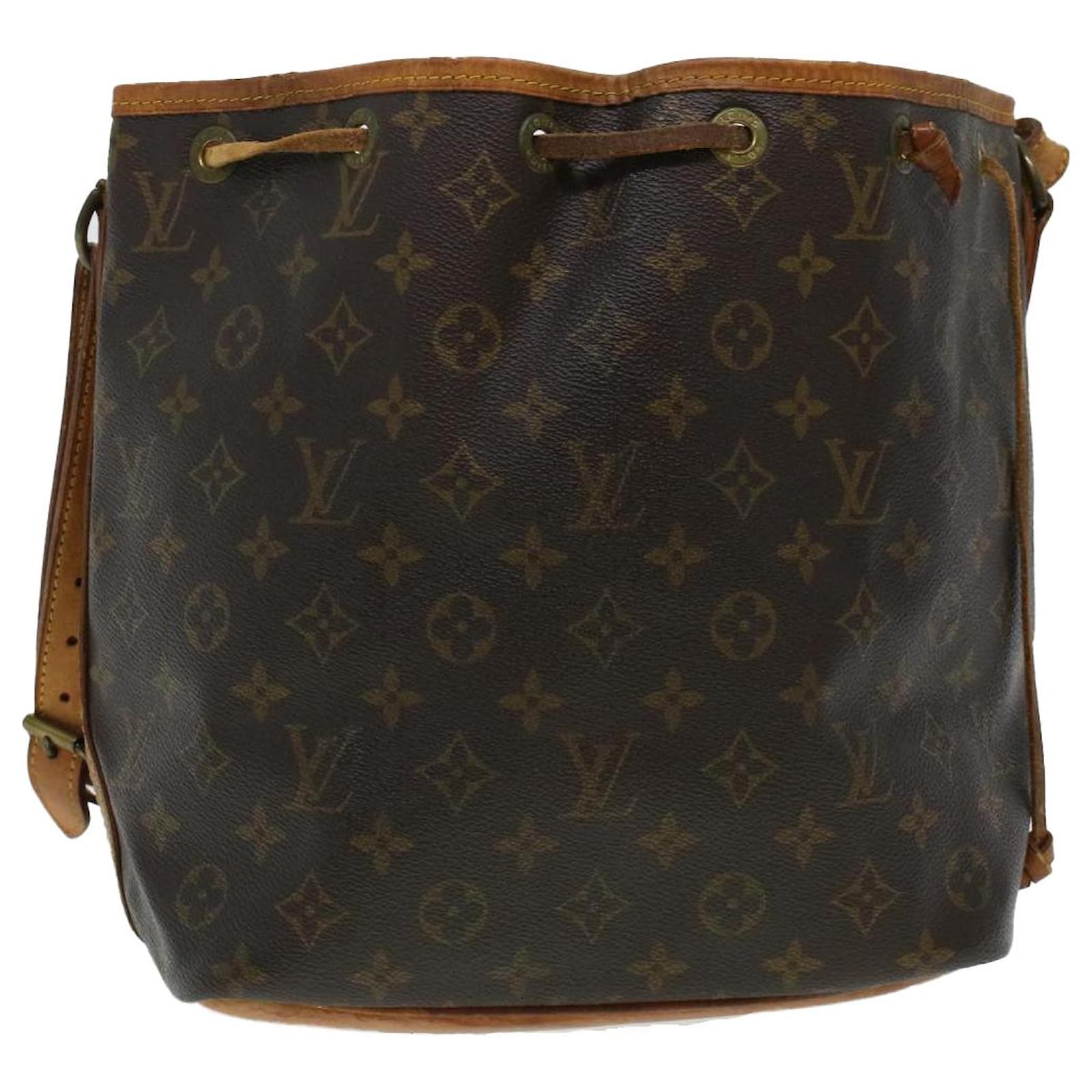 Louis Vuitton, Bags, Louis Vuitton Lv Shoulder Bag Petit Noe Brown  Monogram