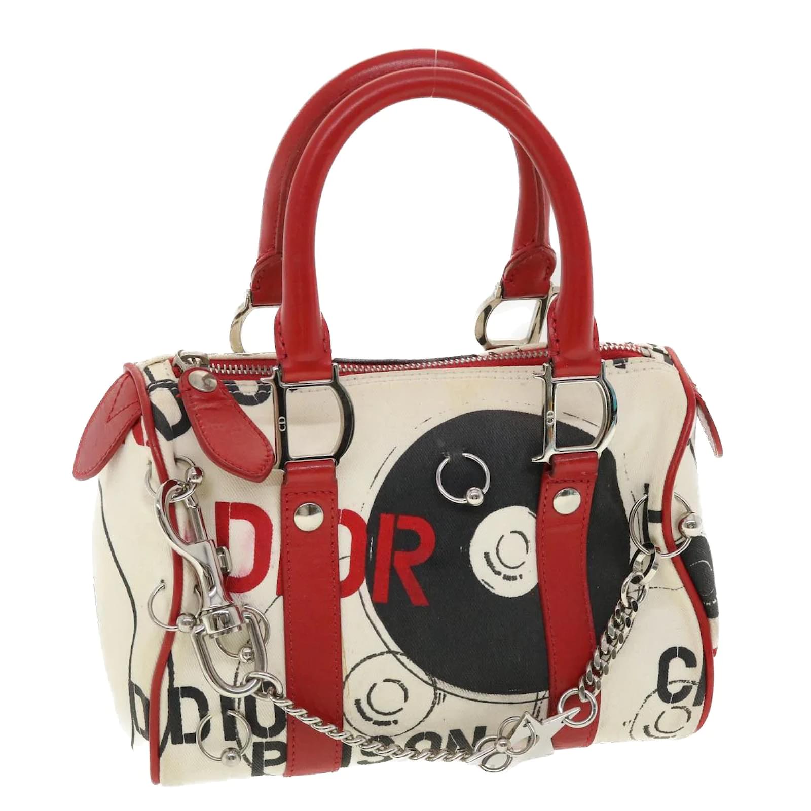 Christian Dior White, Red & Navy 
