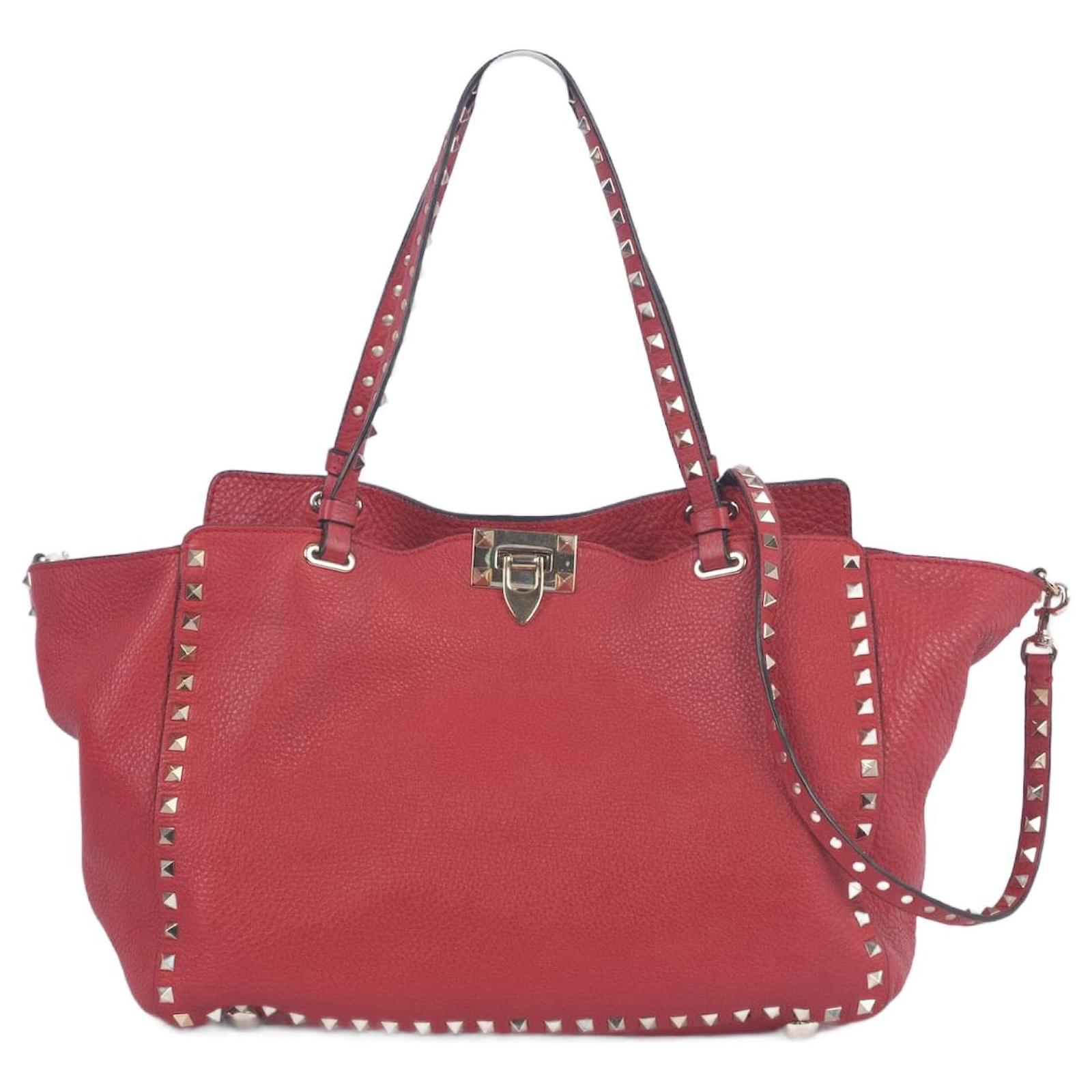 VALENTINO GARAVANI Handbags T. Leather Red ref.922344 - Joli Closet