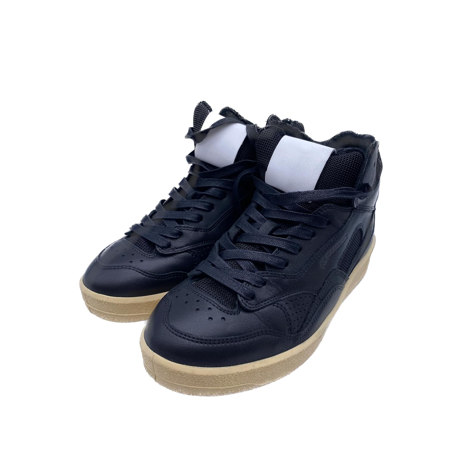 JIL SANDER Trainers T.EU 37 Leather Black ref.922478 - Joli Closet