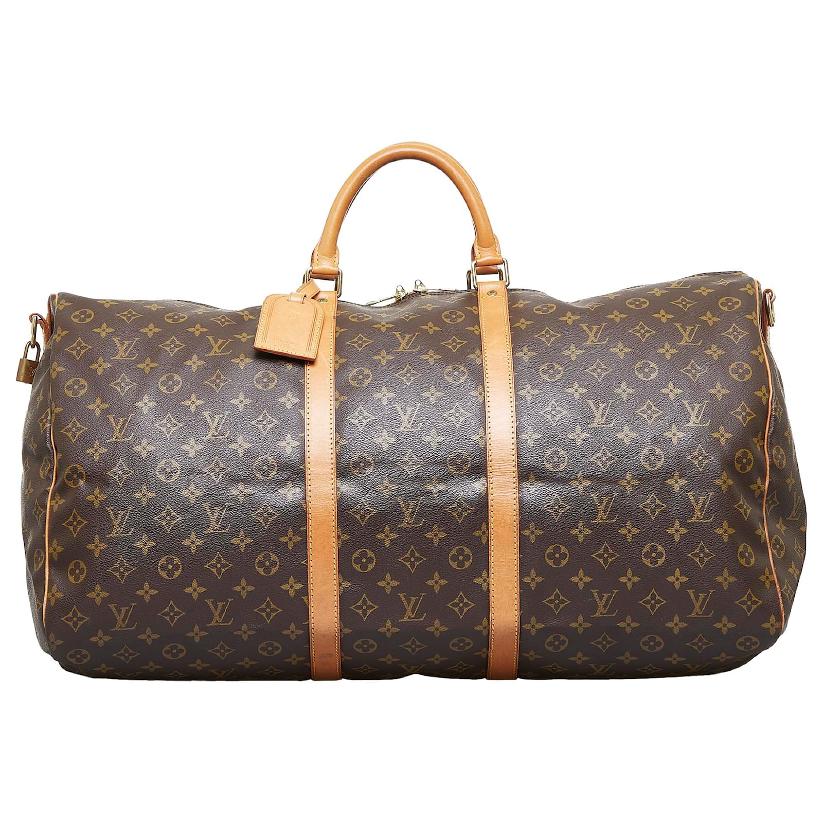 Authentic Louis Vuitton Monogram Keepall bandouliere 60 hand