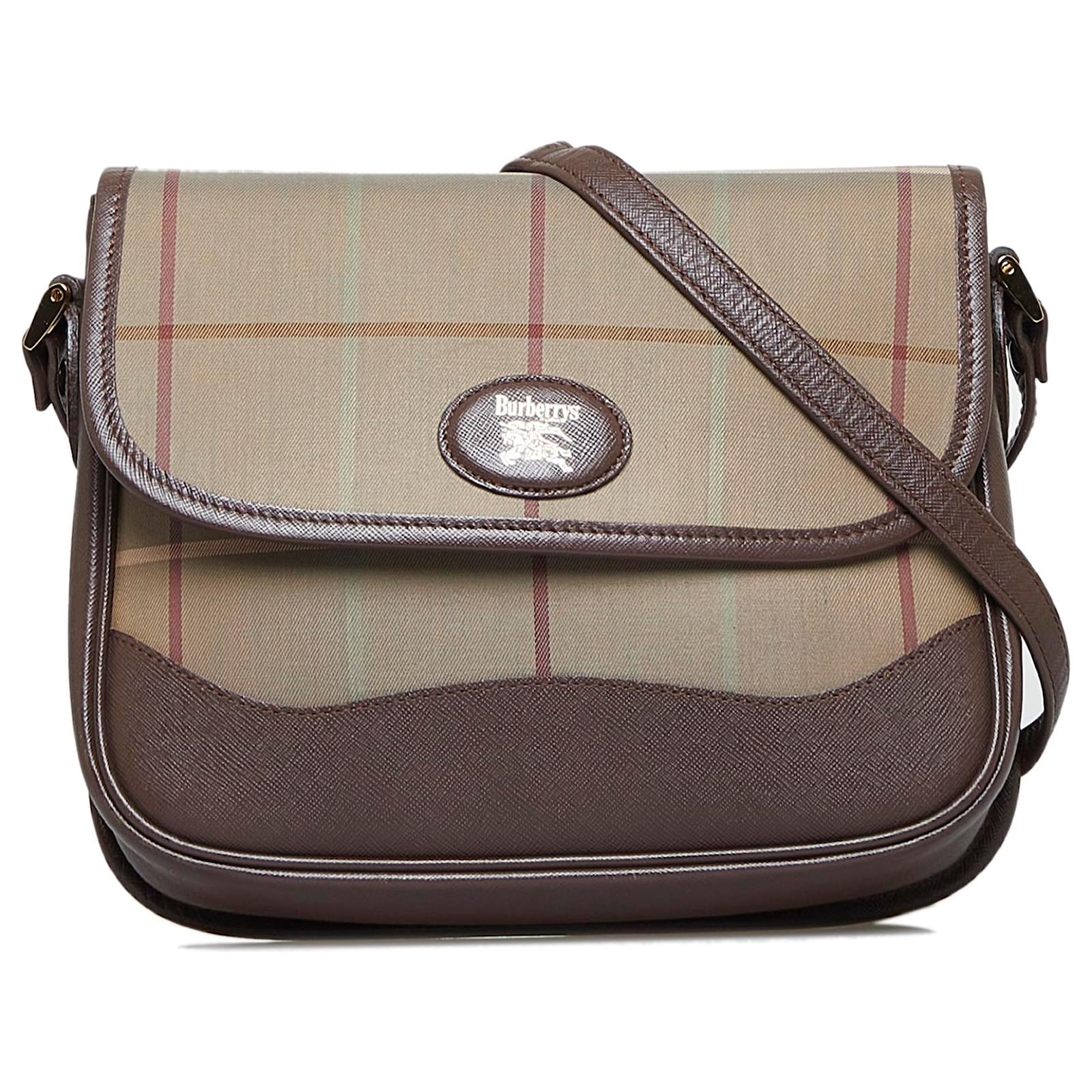 Burberry Brown Vintage Check Crossbody Bag Cloth Cloth ref.923166 - Joli  Closet
