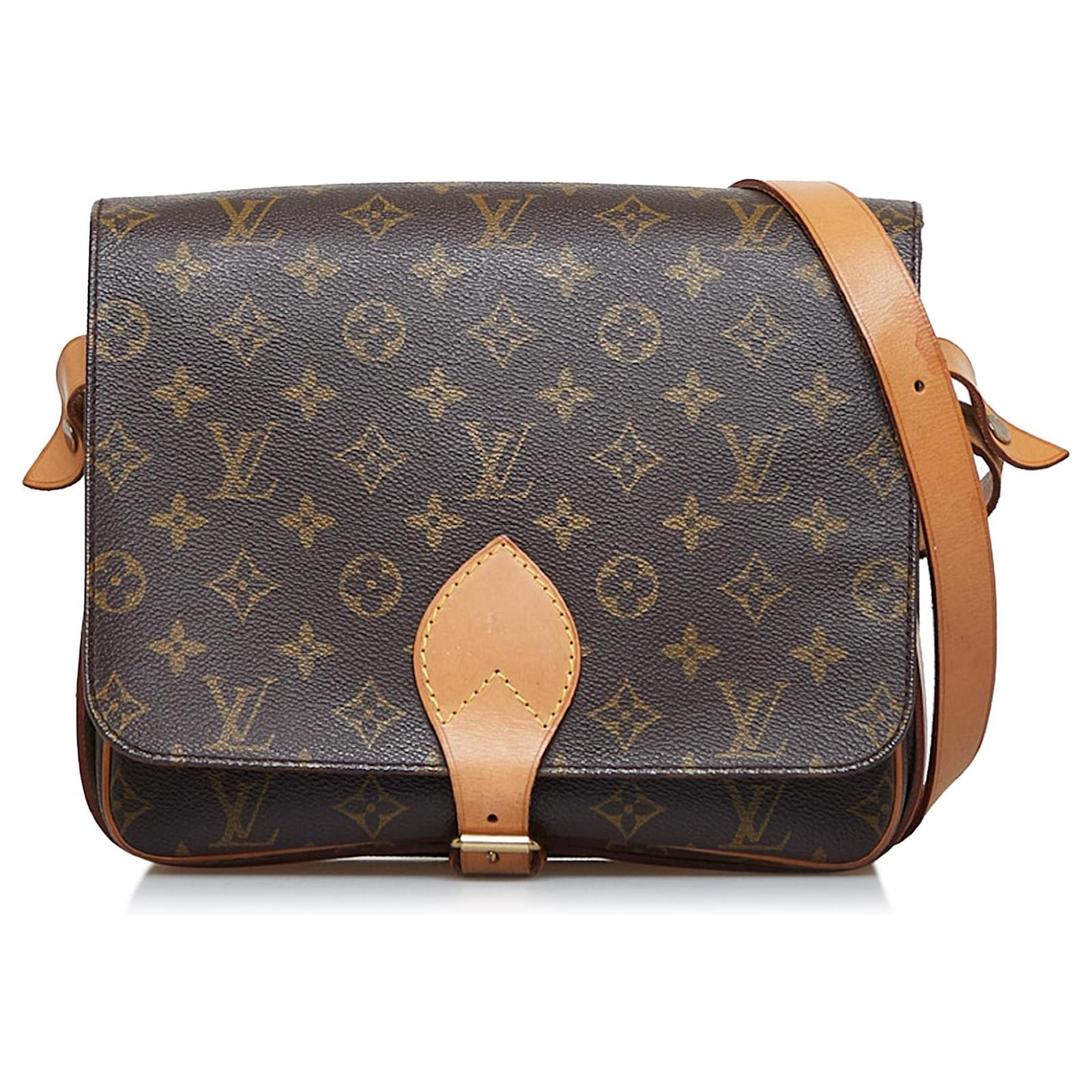 Authentic Louis Vuitton Monogram Cartouchiere Shoulder Bag