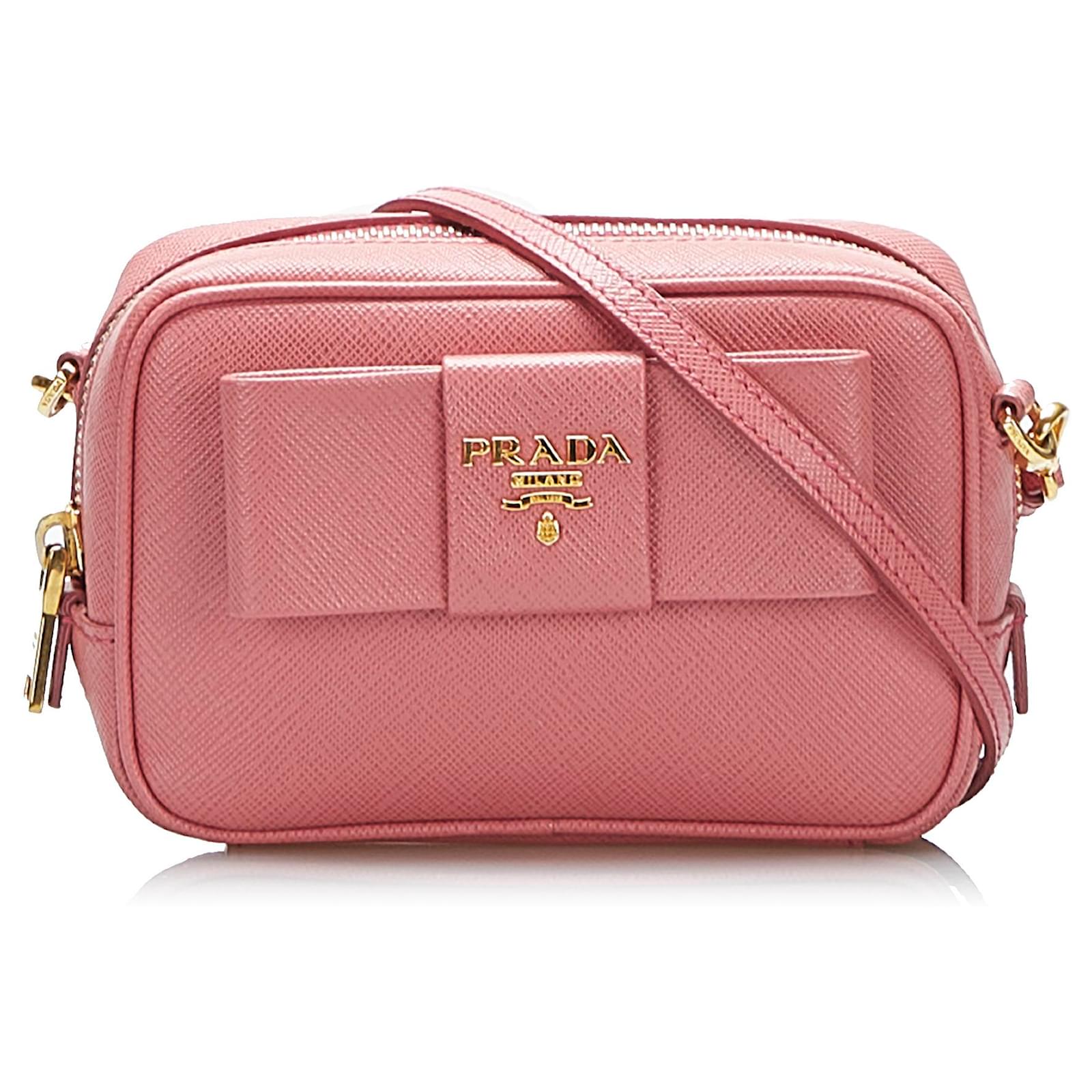 Prada pink camera bag online