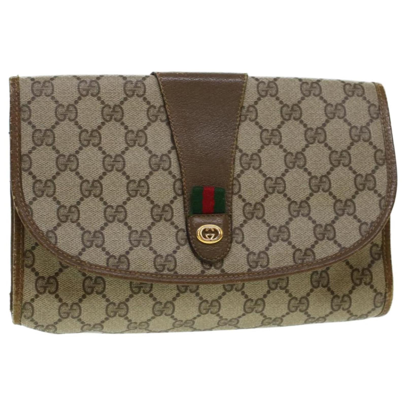 Gucci outlet clutch beige