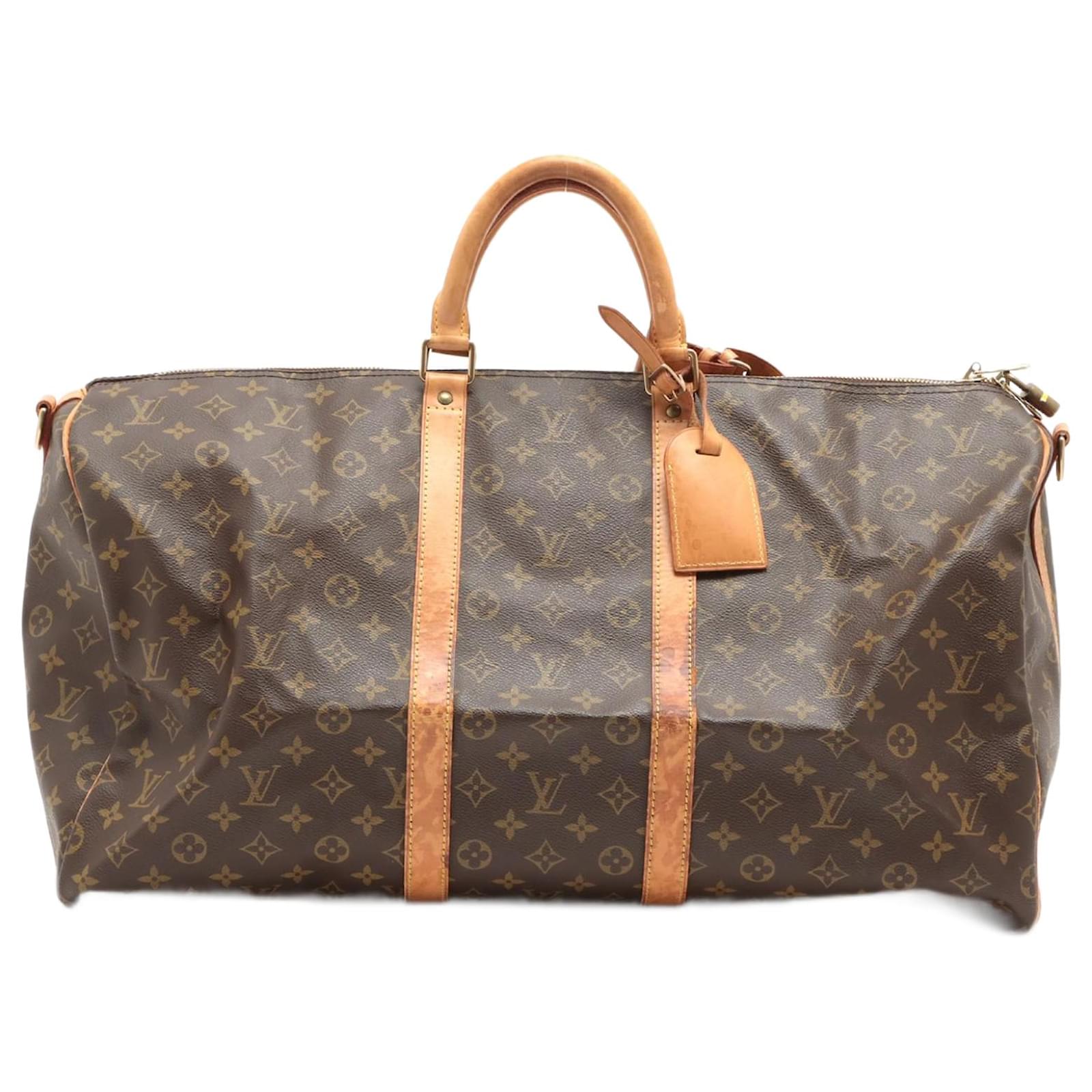 Louis Vuitton Keepall 55 Brown Cloth ref.923762 - Joli Closet