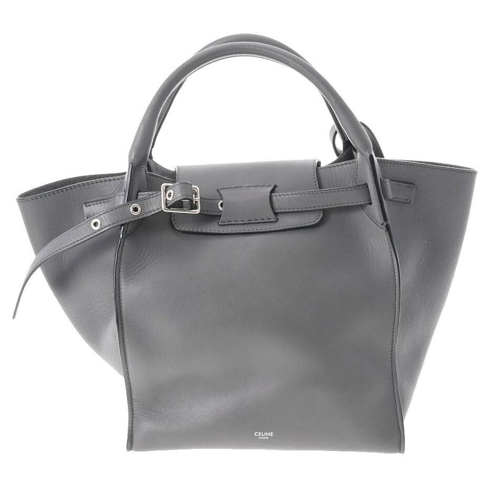 Céline Big Bag Grey Leather ref.923920 - Joli Closet