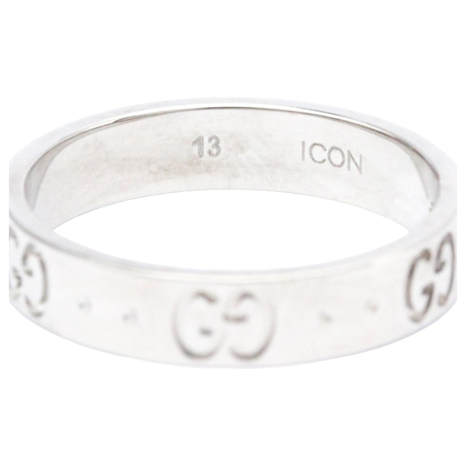 Gucci Icon Silvery White gold ref.923970 - Joli Closet