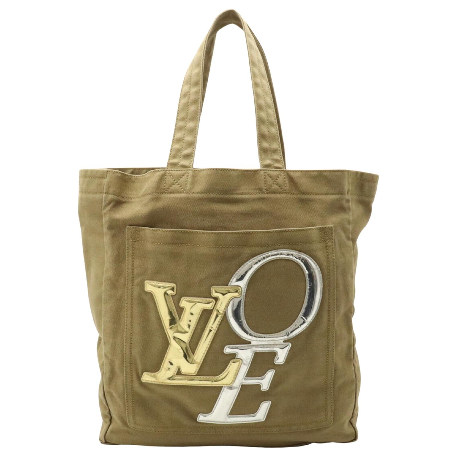 Louis Vuitton That's love Tote Khaki Cotton ref.924002 - Joli Closet