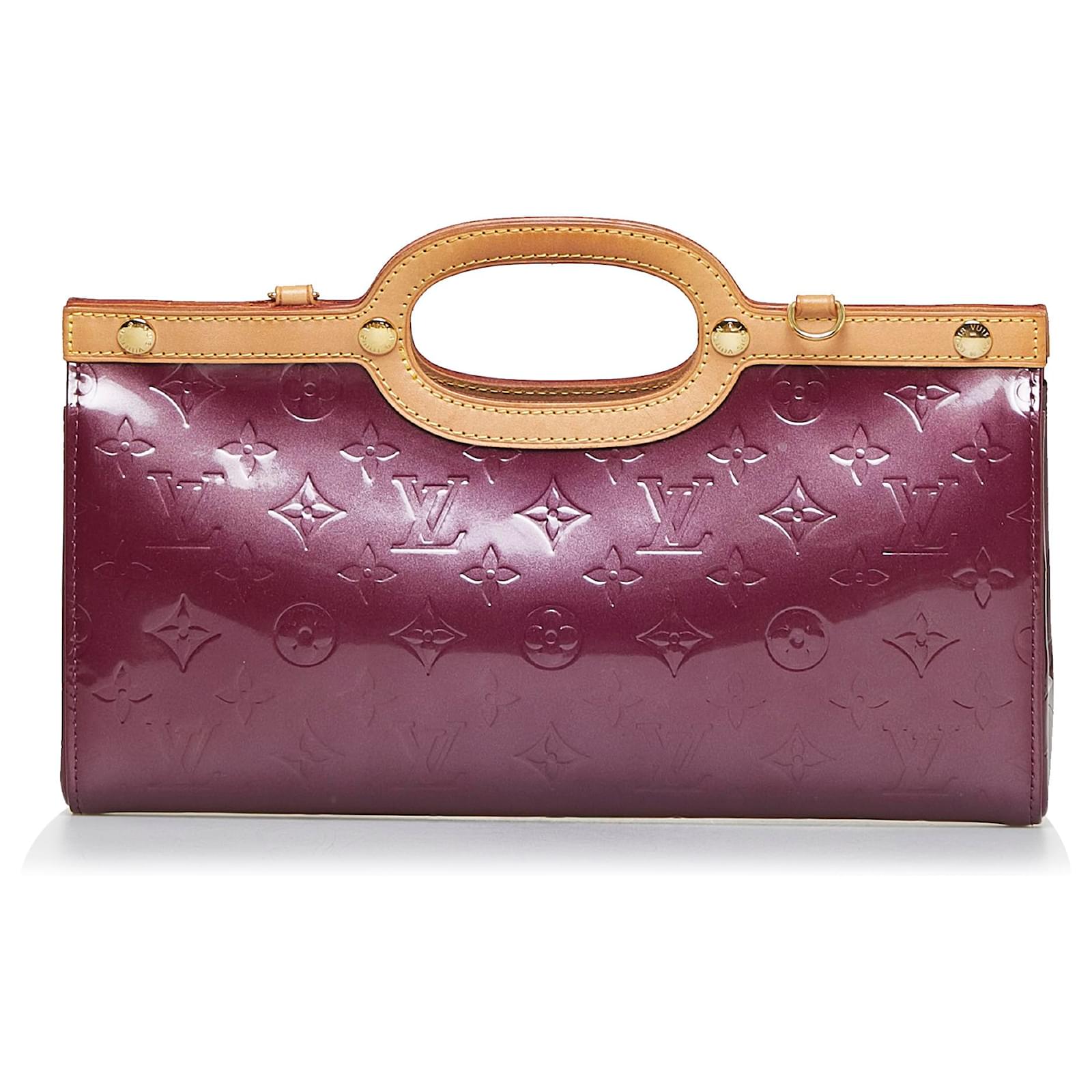 Louis Vuitton Purple Monogram Vernis Roxbury Drive Leather Patent leather  ref.912152 - Joli Closet