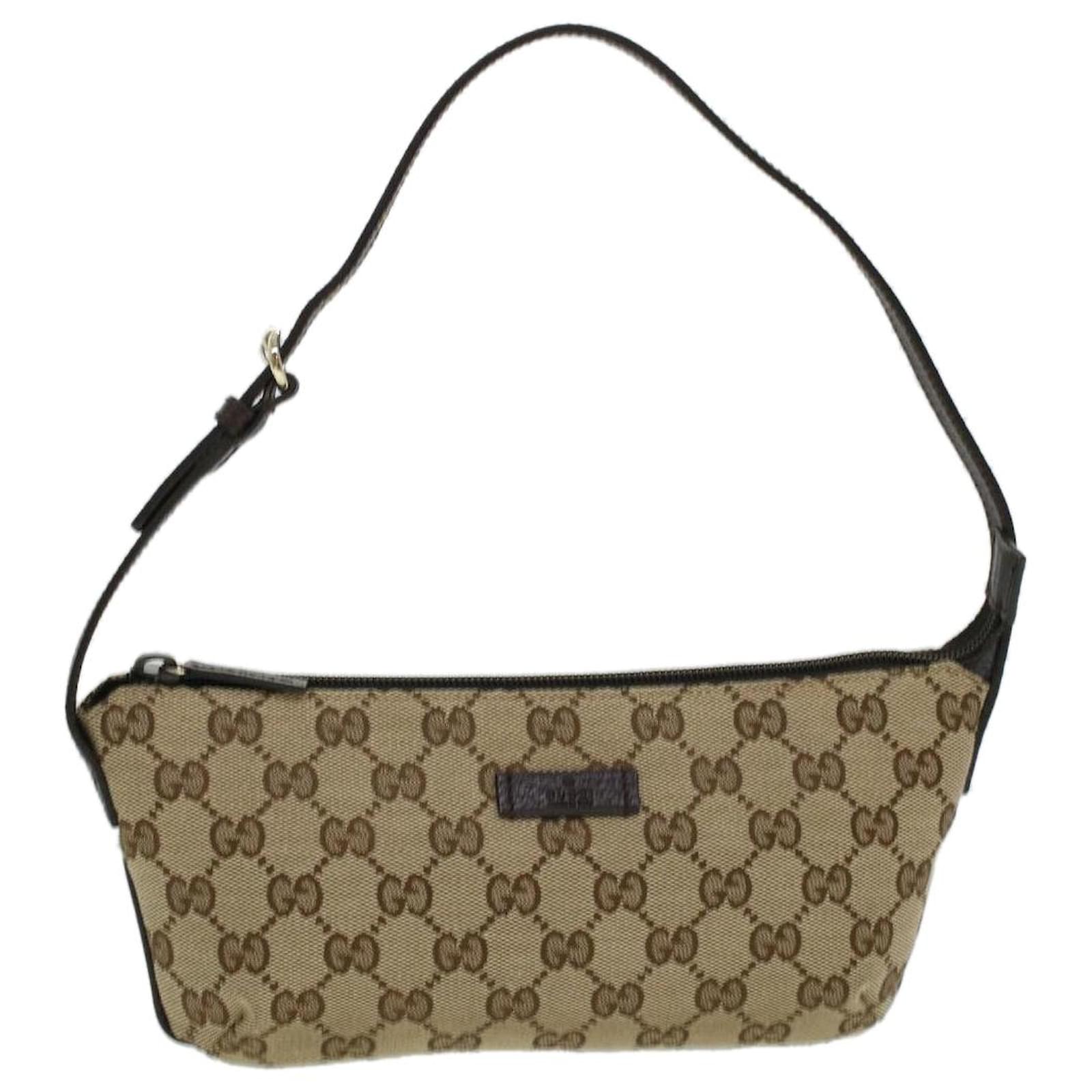 GUCCI GUCCI グッチ GGキャンバス ショルダーバッグ 190393・薄