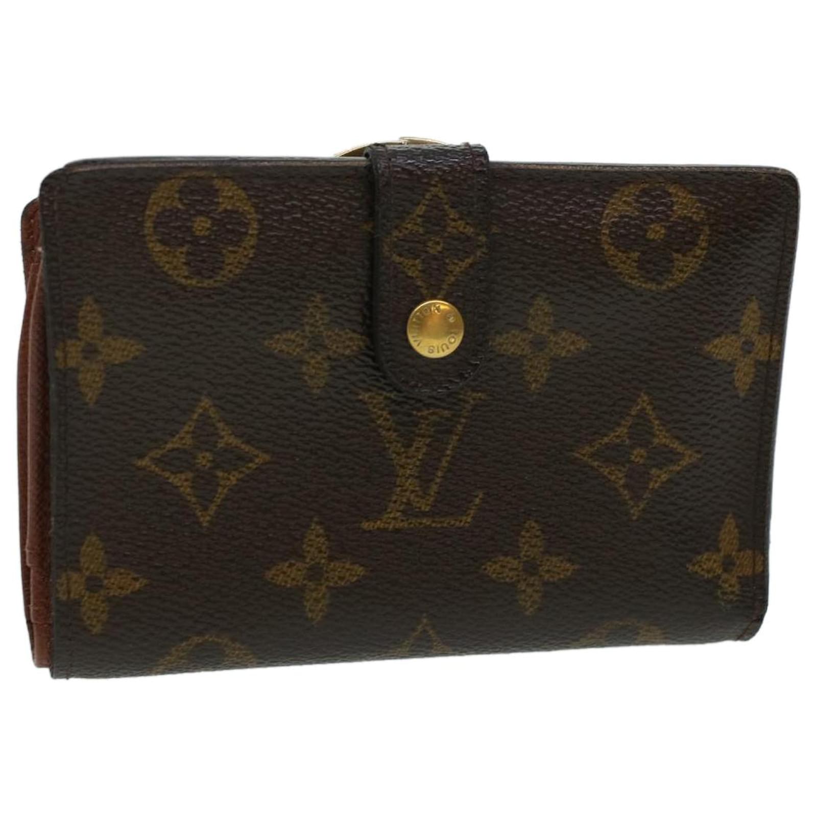 Auth Louis Vuitton Monogram Porte Monnaie Billets Tresor Wallet