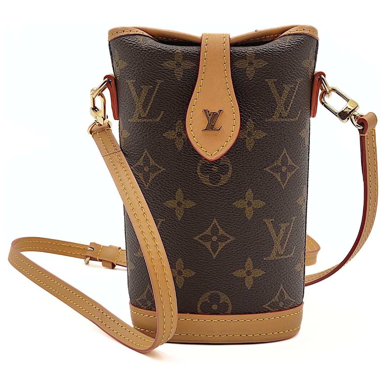 Louis Vuitton, Bags, Louis Vuitton New Kit Brown Monogram Pochette  Shoulder Bag W Removable Strap