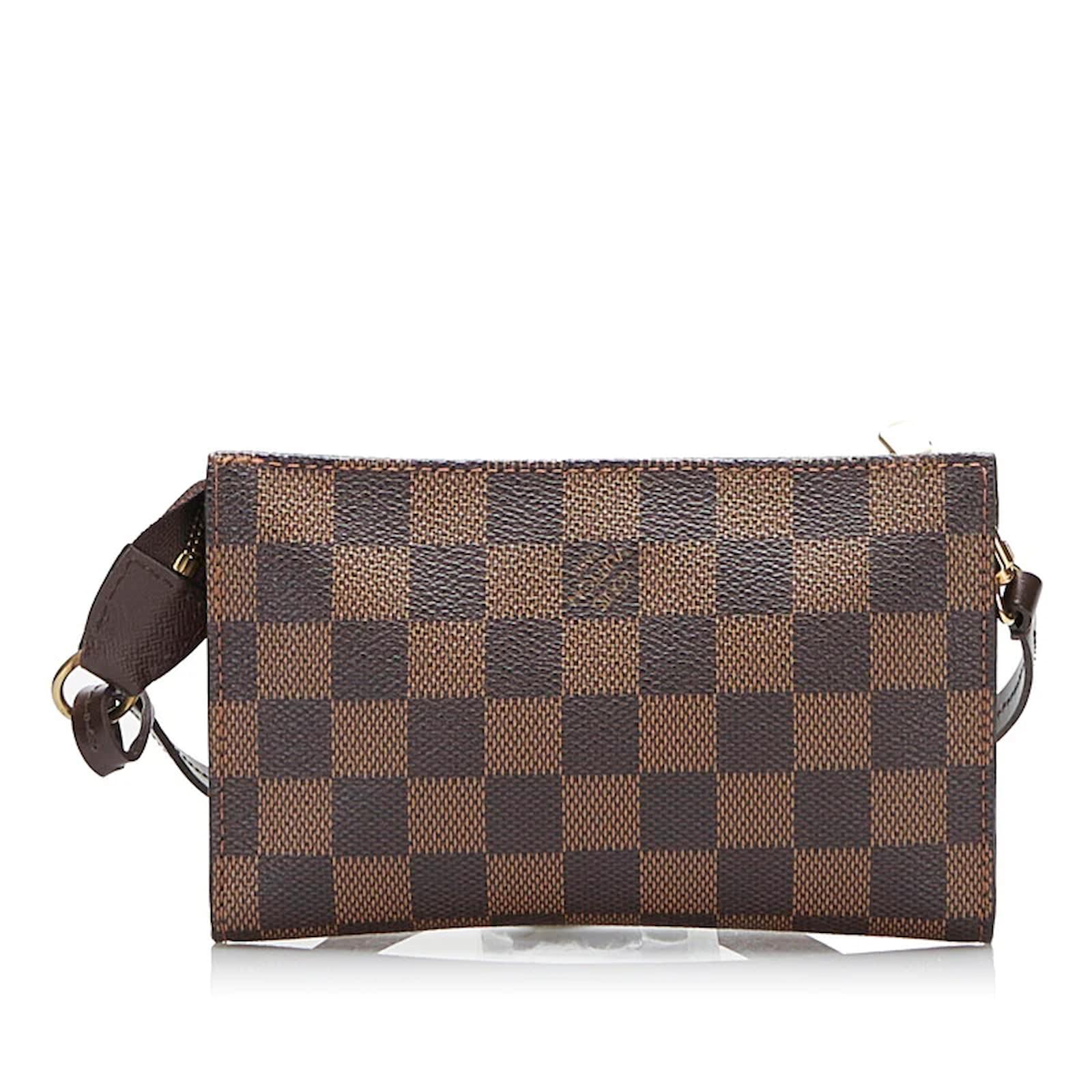 Louis Vuitton Damier Ebene Bucket Pochette Brown Cloth ref.924920 - Joli  Closet