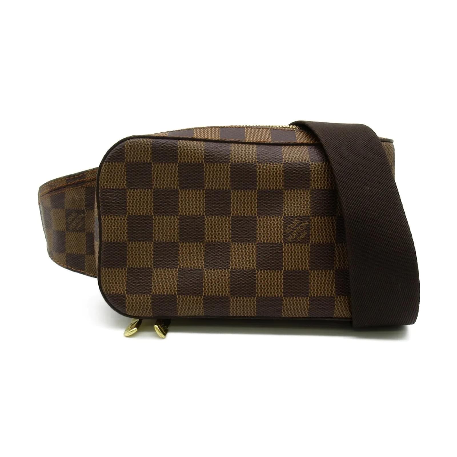 Louis Vuitton Damier Ebene Geronimos N51994 Brown Cloth ref.925069