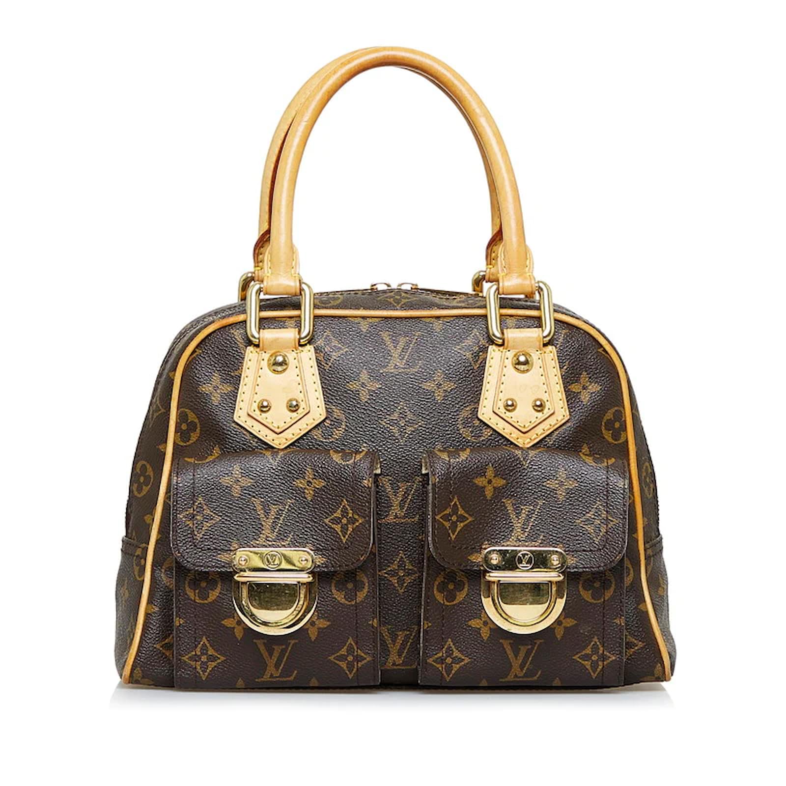 LOUIS VUITTON Manhattan PM Womens handbag M40026 Brown Cloth ref.272747 -  Joli Closet