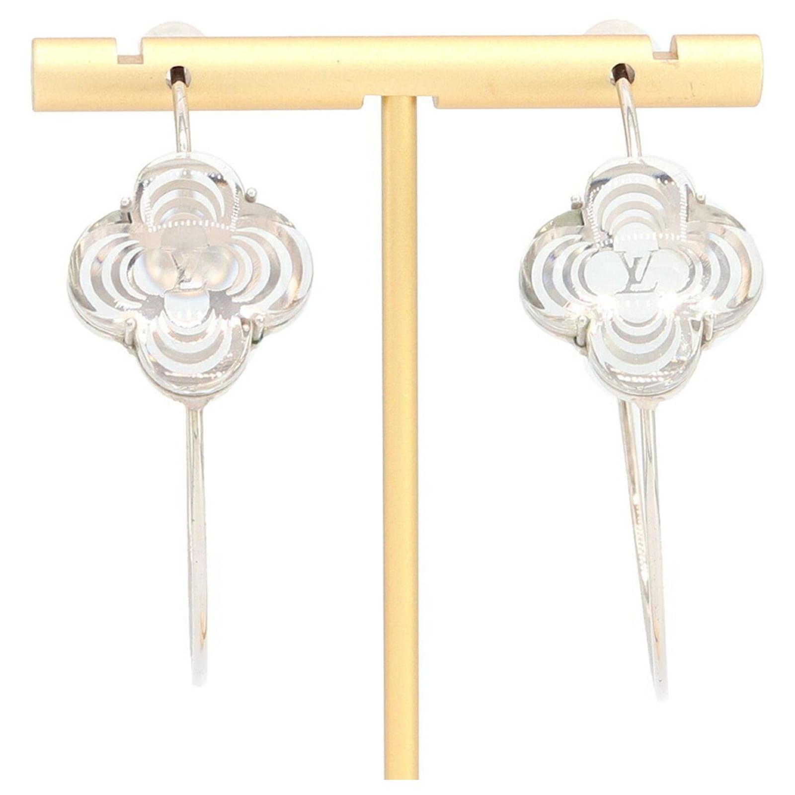 Louis Vuitton LV Edge MM Earrings Gold in Gold Metal with Gold