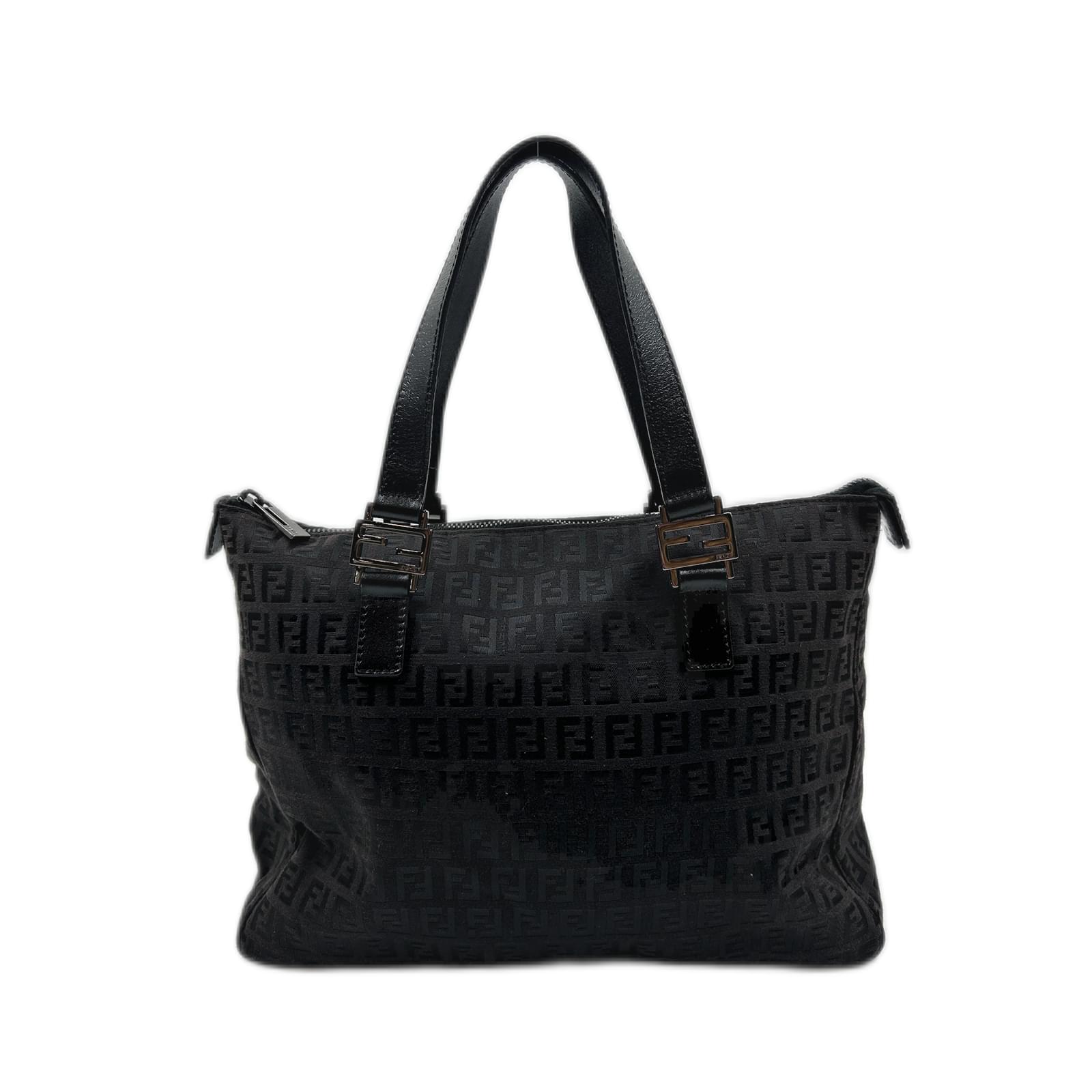 Black Fendi Handbag Cloth ref.926310 - Joli Closet