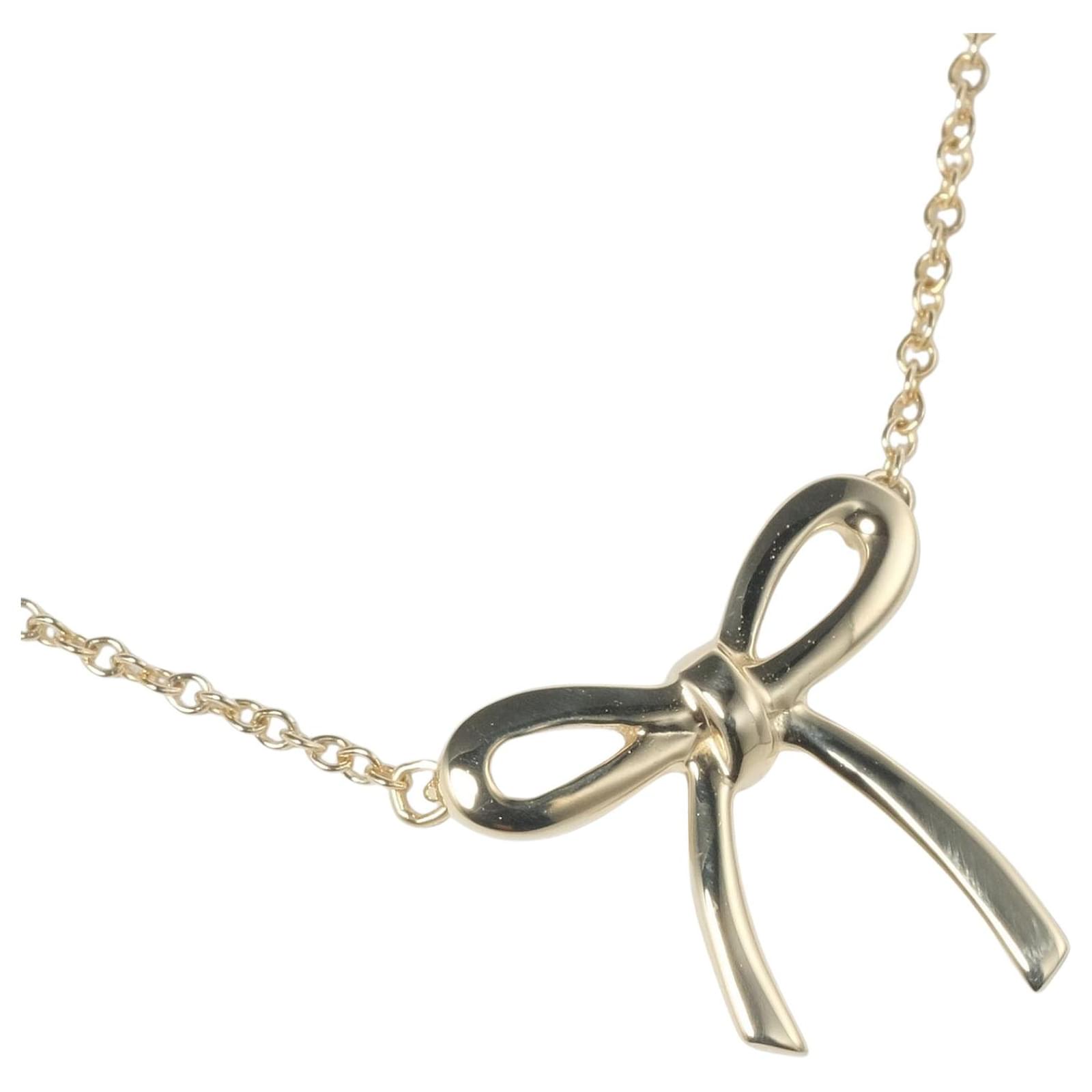 Pre-owned Tiffany & Co necklace bow ribbon