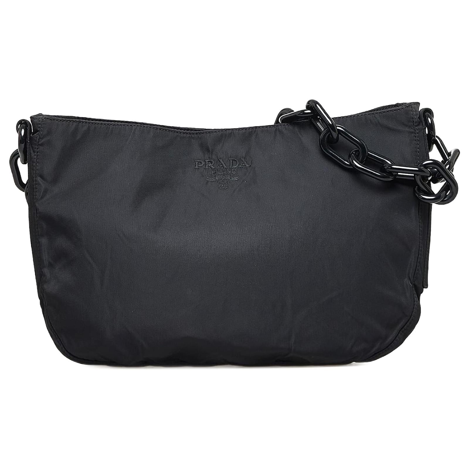 Prada Black Tessuto Swing Nylon Cloth ref.927184 - Joli Closet