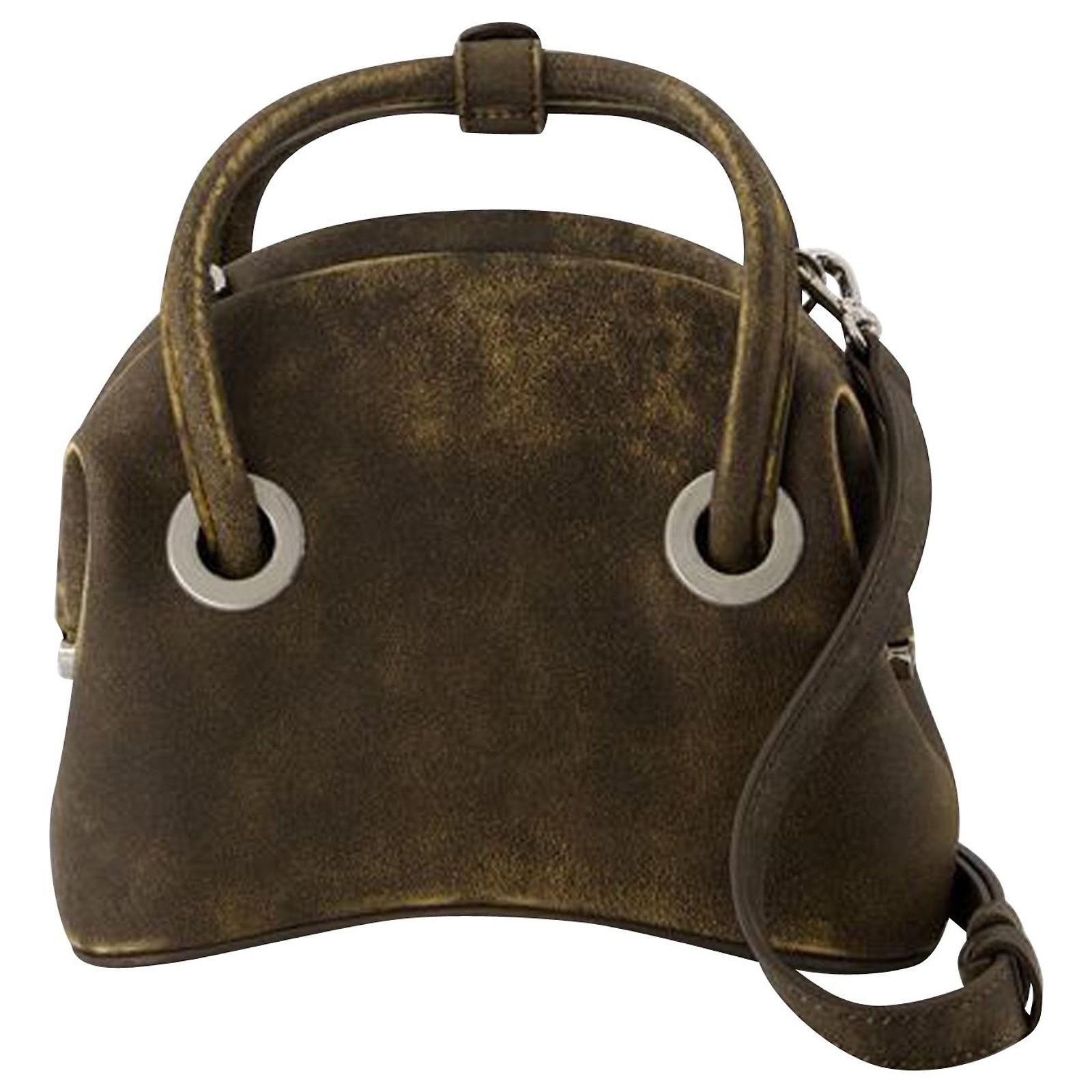 Osoi Brown Circle Bag Osoi Circle Mini Washed Brown Shop Authentic 