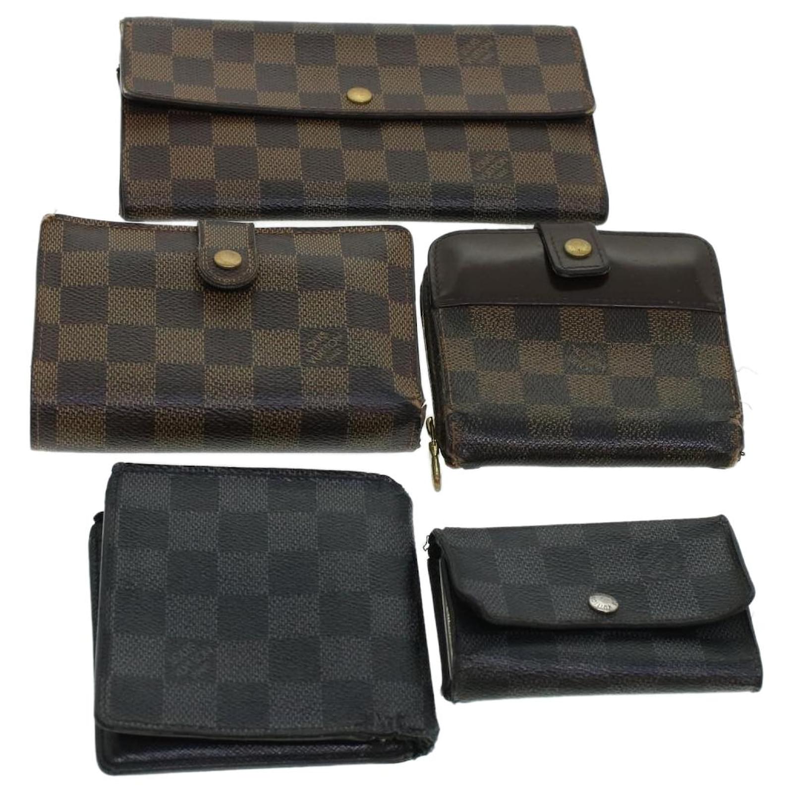 Louis Vuitton Bifold Long Wallet Damier Graphite Portefeuille