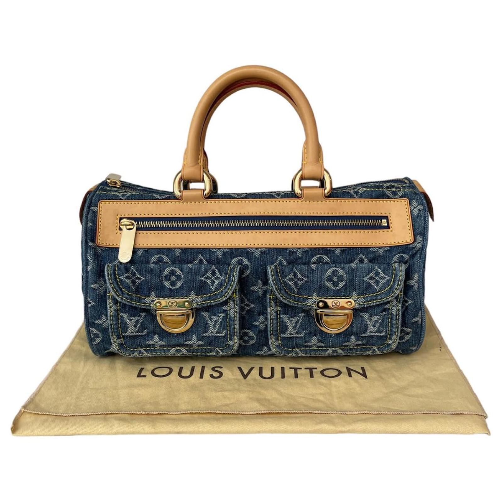 Louis Vuitton Handbags Blue Denim ref.927663 - Joli Closet