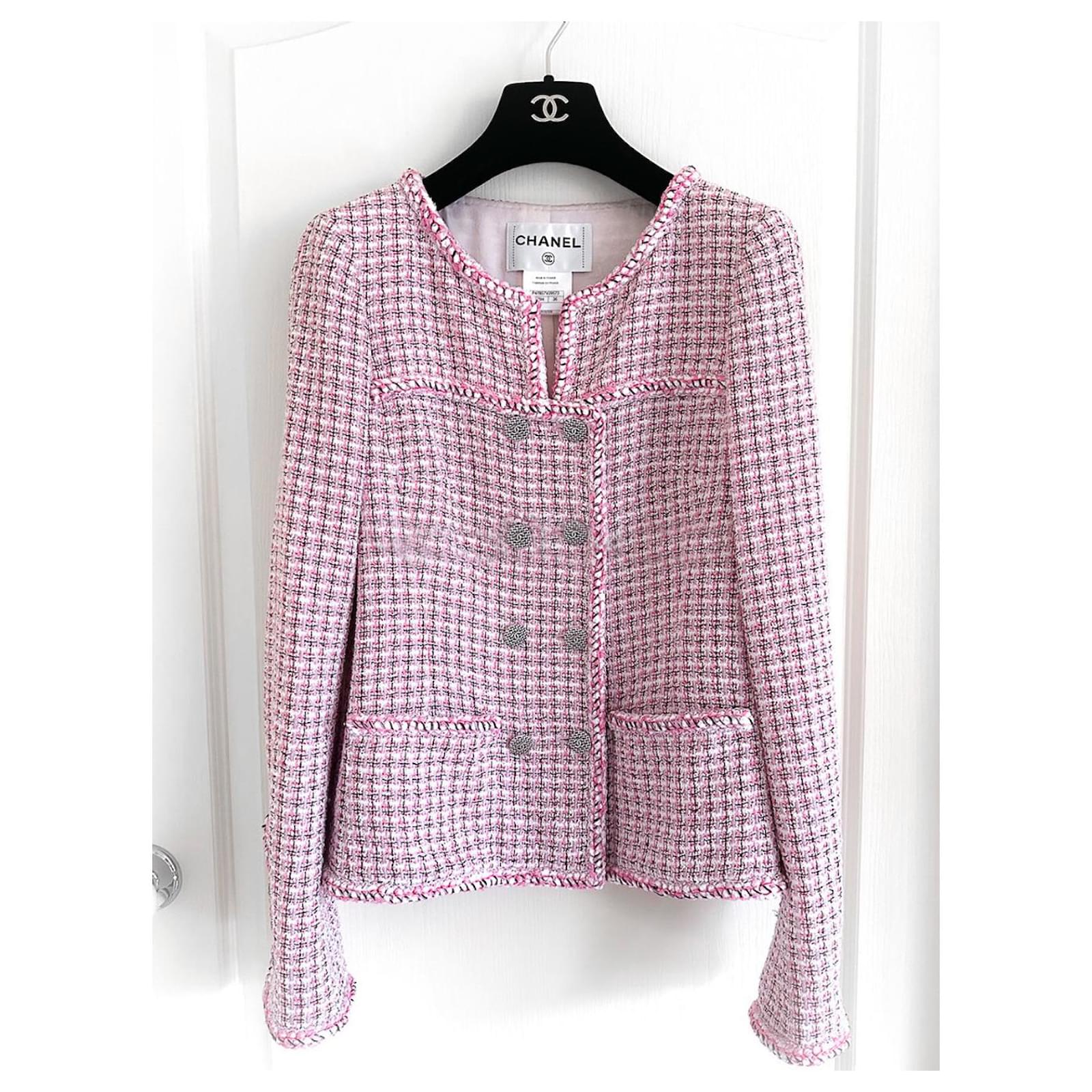 chanel pink jacket