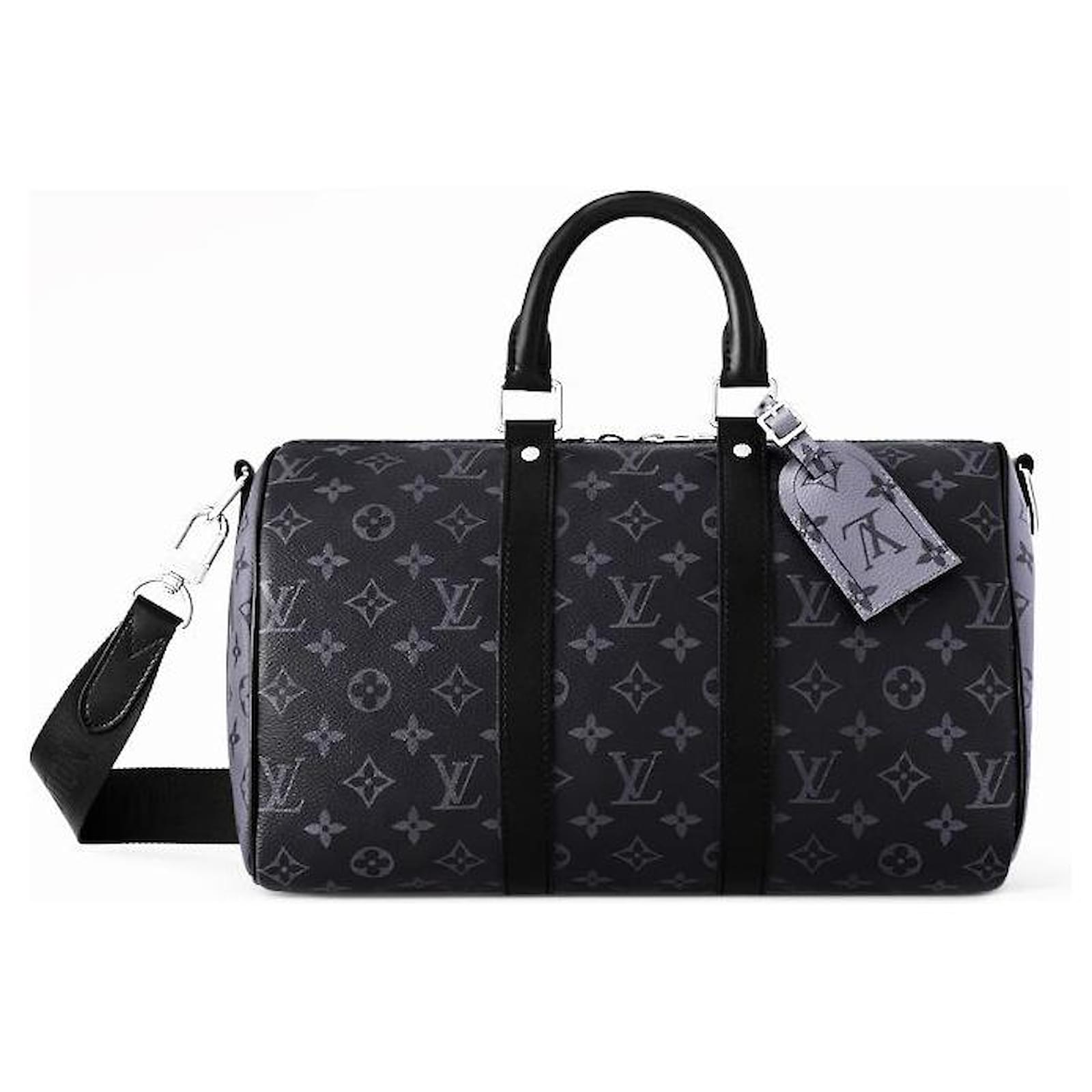 Travel Bag Louis Vuitton LV Keepall Eclipse 35cm