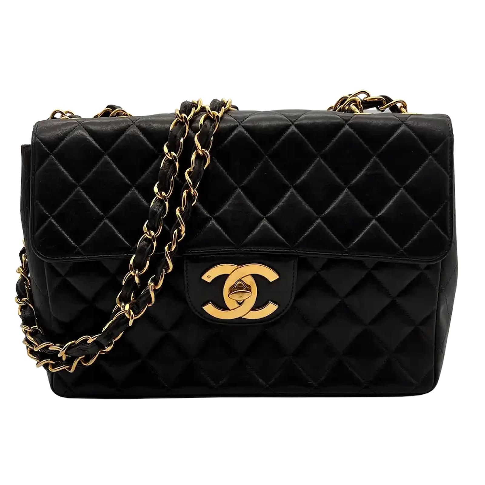 Chanel Timeless Jumbo calf leather black ref.927809 - Joli Closet